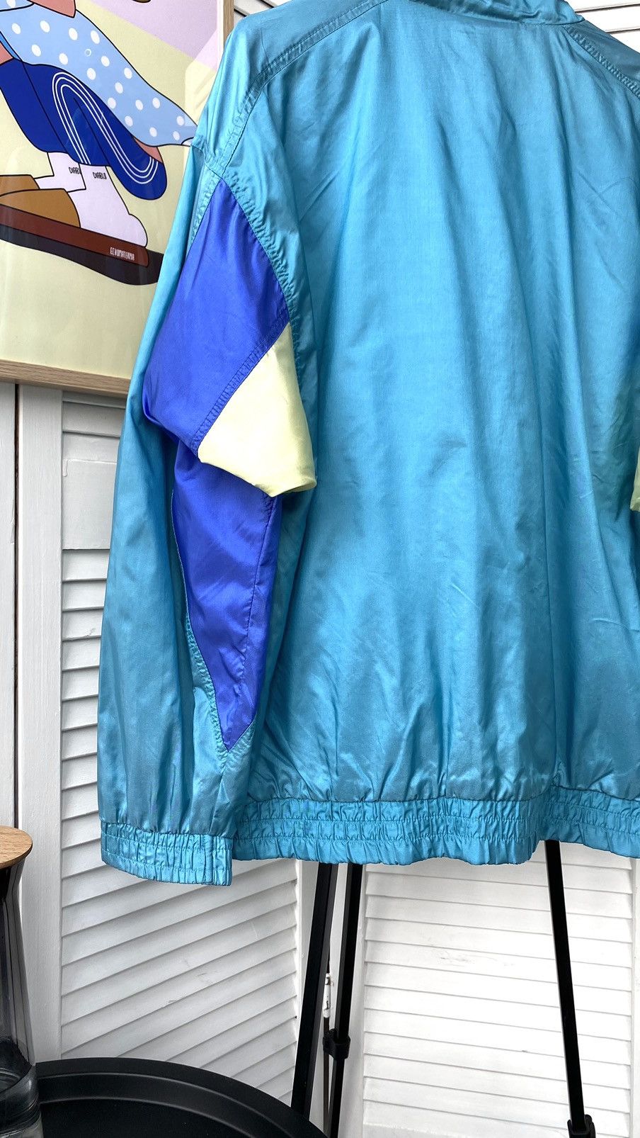 Puma × Vintage Vintage Puma Track Retro Jacket 90s 80s Green Blue Size US L / EU 52-54 / 3 - 6 Thumbnail