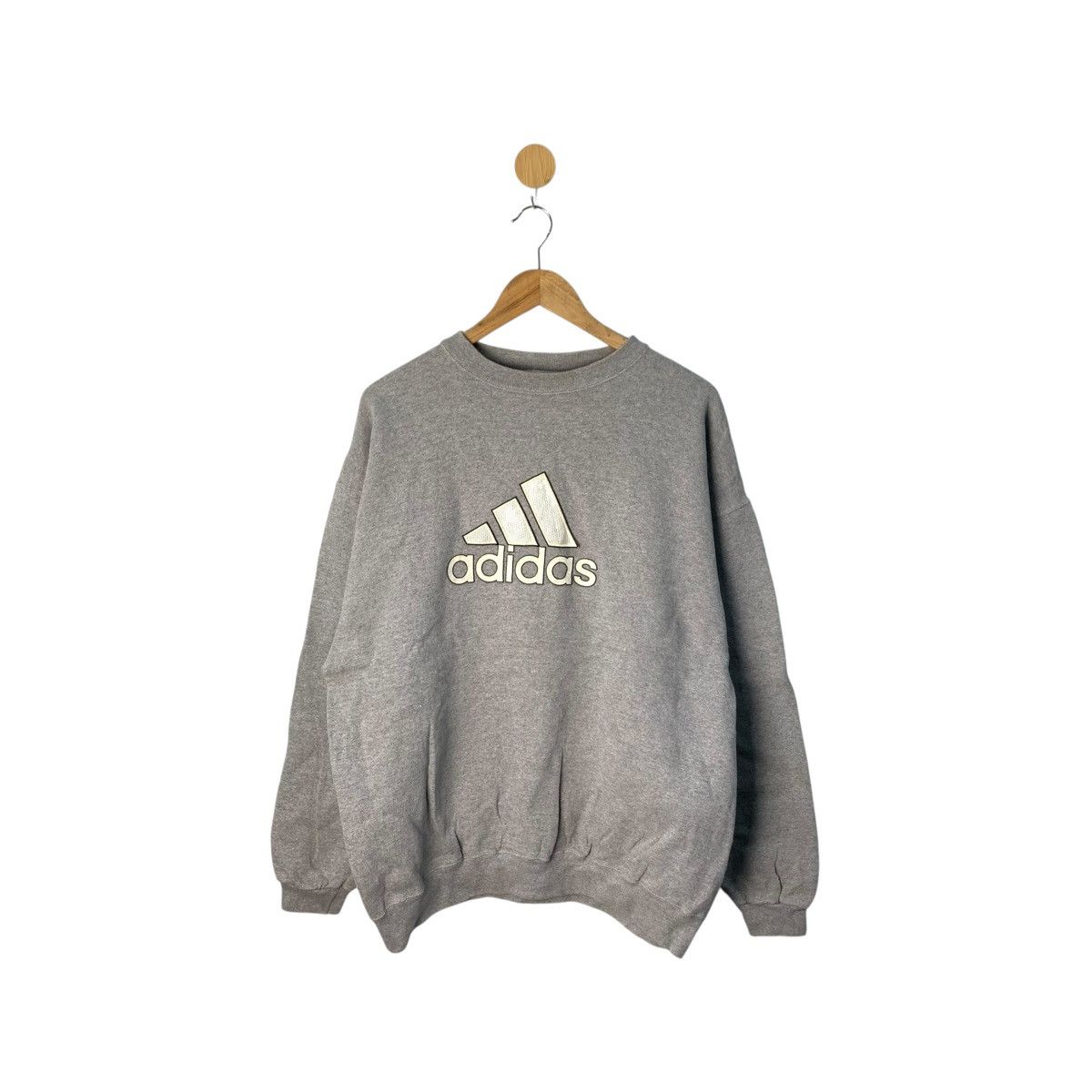 Adidas Rare Vintage 80s Adidas Sweatshirt Big Logo Large Size Size US M / EU 48-50 / 2 - 1 Thumbnail
