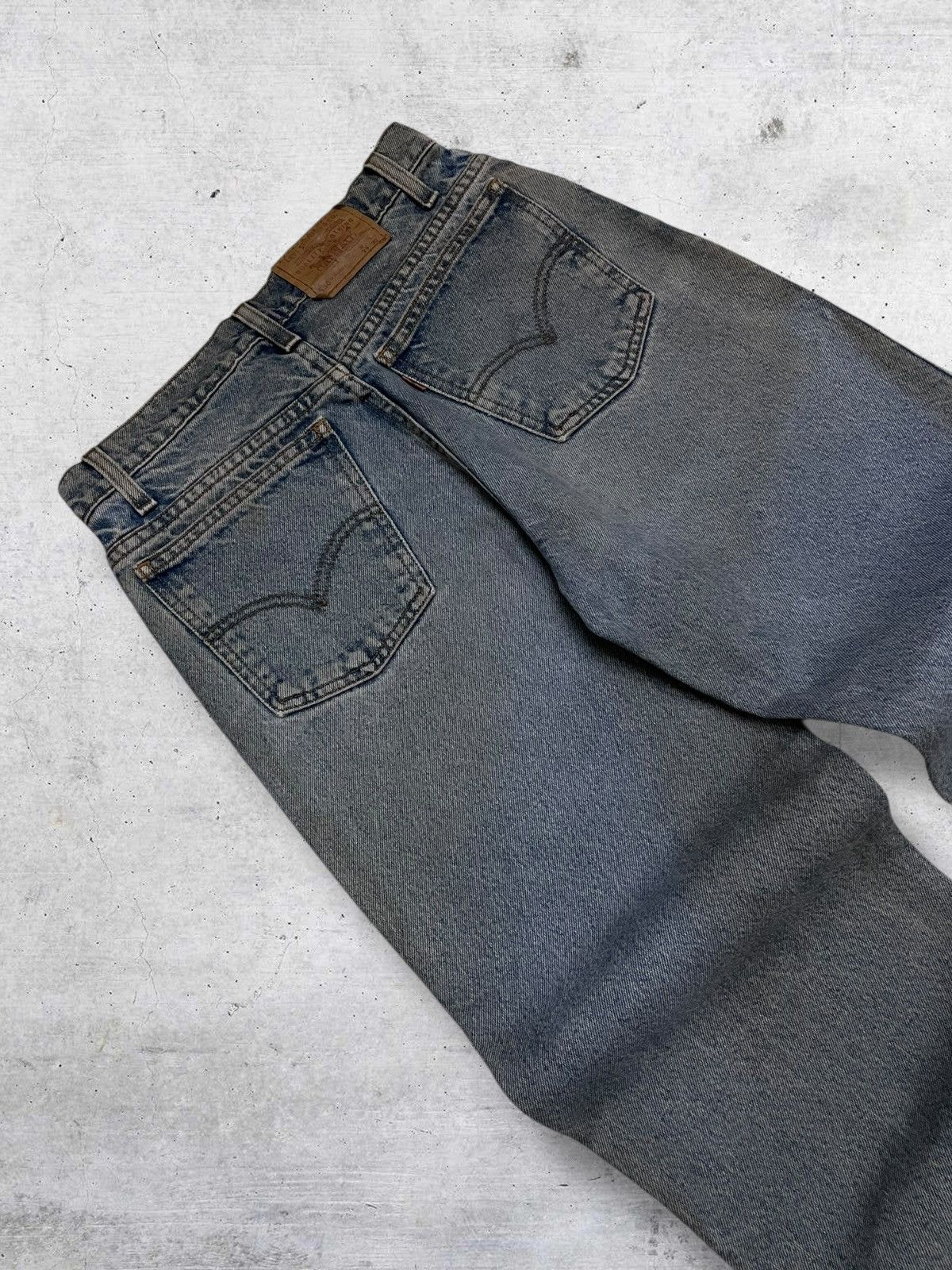 Levi's Vintage Clothing VINTAGE 550 1990S LEVIS USA DESIGNER DIRTY DESIGN DENIM RARE Size US 28 / EU 44 - 15 Thumbnail