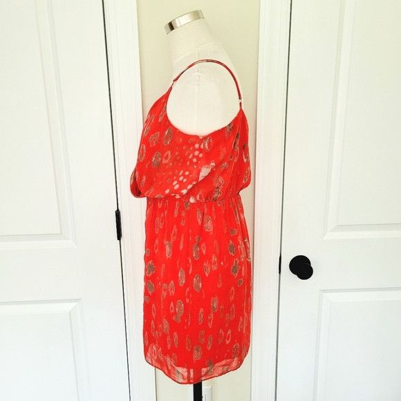 Vacation NWOT Rory Beca Spaghetti Strap Georgette Dress Size S / US 4 / IT 40 - 5 Thumbnail
