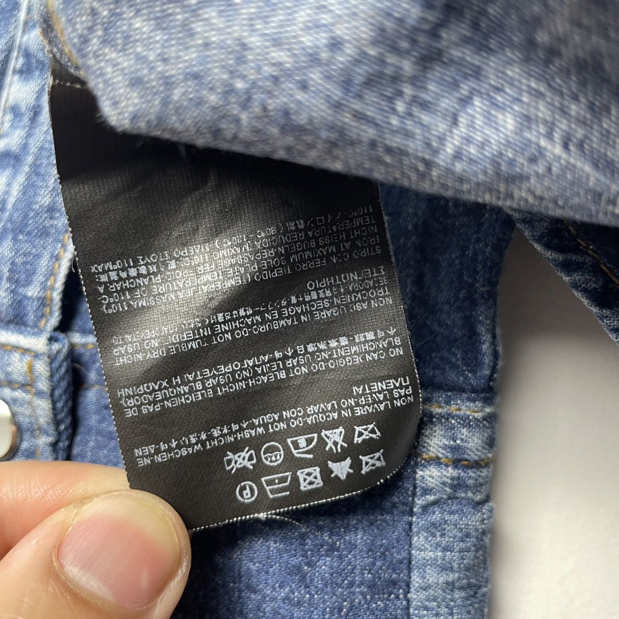 Saint Laurent Paris Saint Laurent Paris 2014 Hedi Slimane Japanese Denim Size US M / EU 48-50 / 2 - 8 Thumbnail