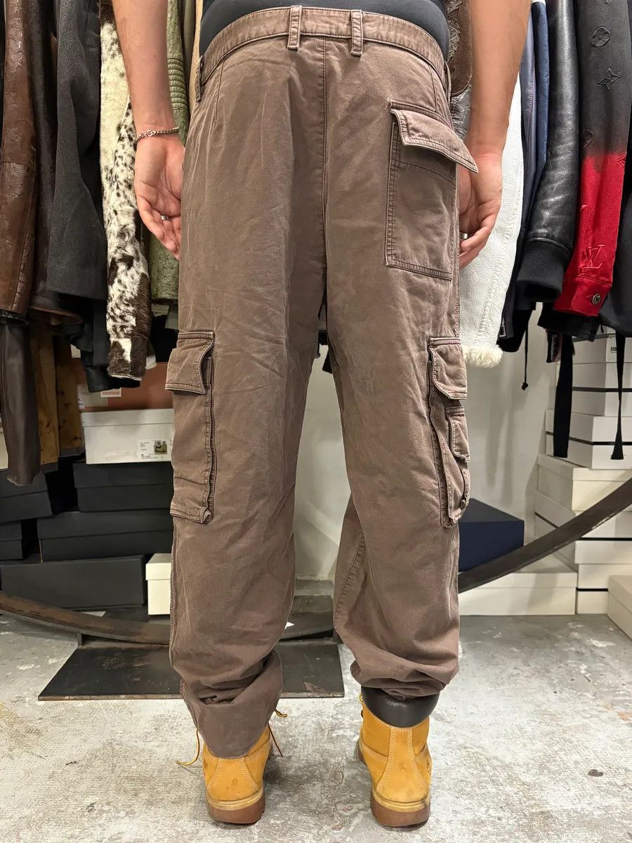 Dolce & Gabbana 2000s Dolce & Gabbana Baggy Brown Cargo Pants Size US 32 / EU 48 - 4 Thumbnail