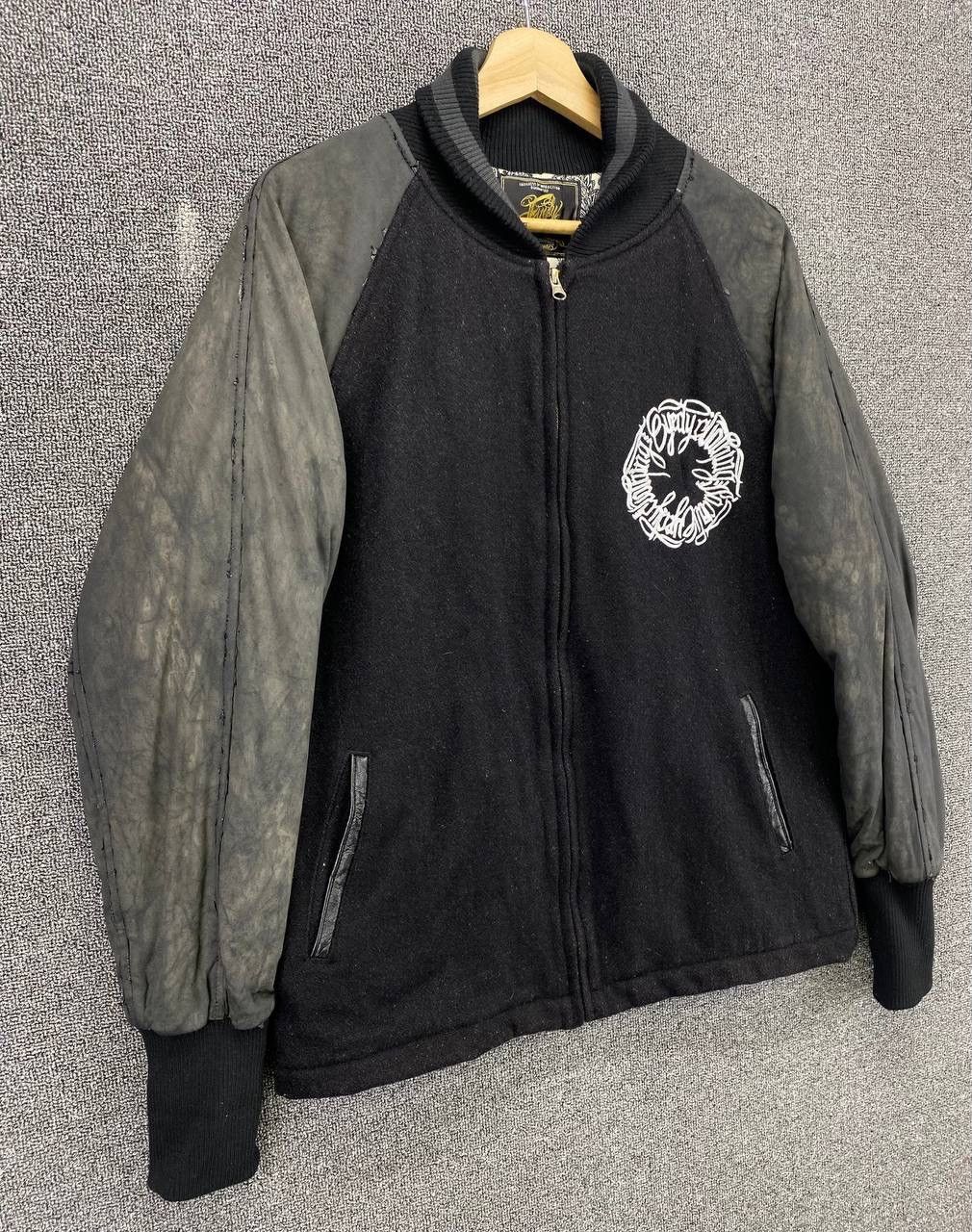 Japanese Brand Vintage Eyecandy Paisley Inspired Wacko Maria Varsity Jacket Size US L / EU 52-54 / 3 - 12 Thumbnail