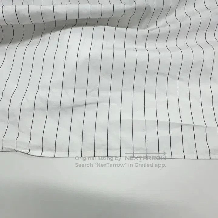 Balenciaga Balenciaga Striped Logo Short Sleeve Shirt. Size US M / EU 48-50 / 2 - 9 Thumbnail