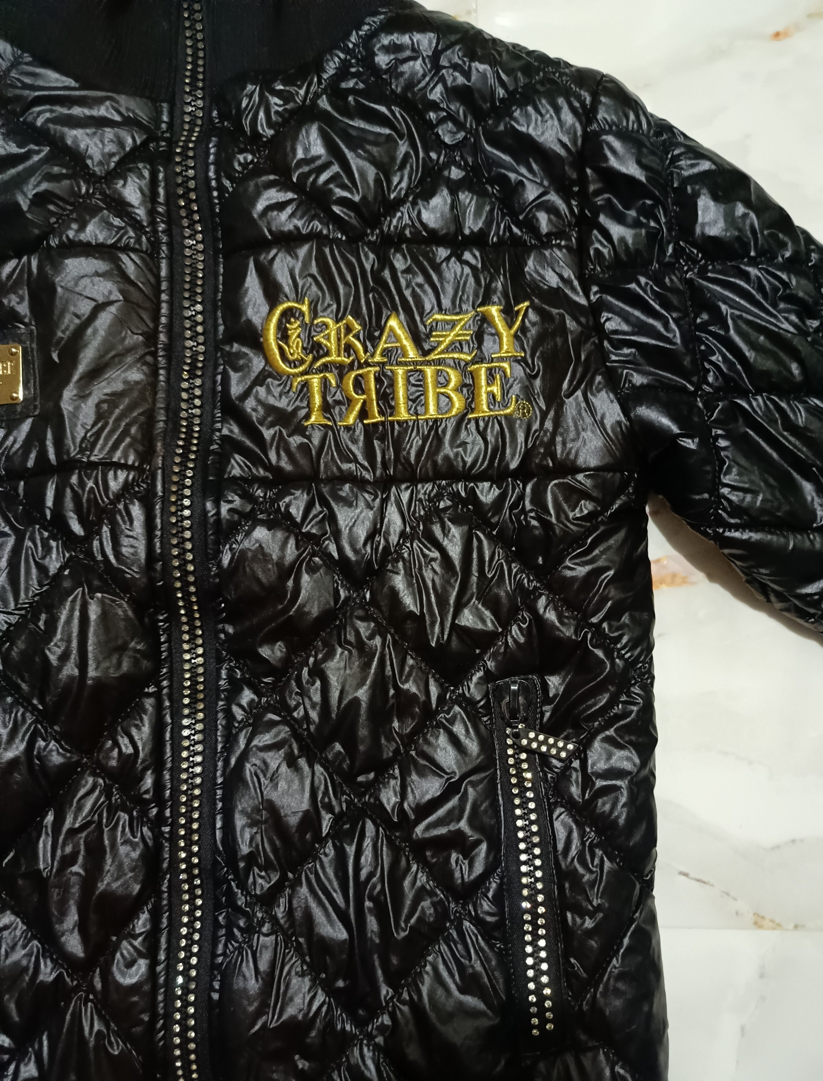 semanticdesign 2000's Crazy7Tribe - Down Ultar Waxed Puffer Jacket Size US M / EU 48-50 / 2 - 4 Thumbnail