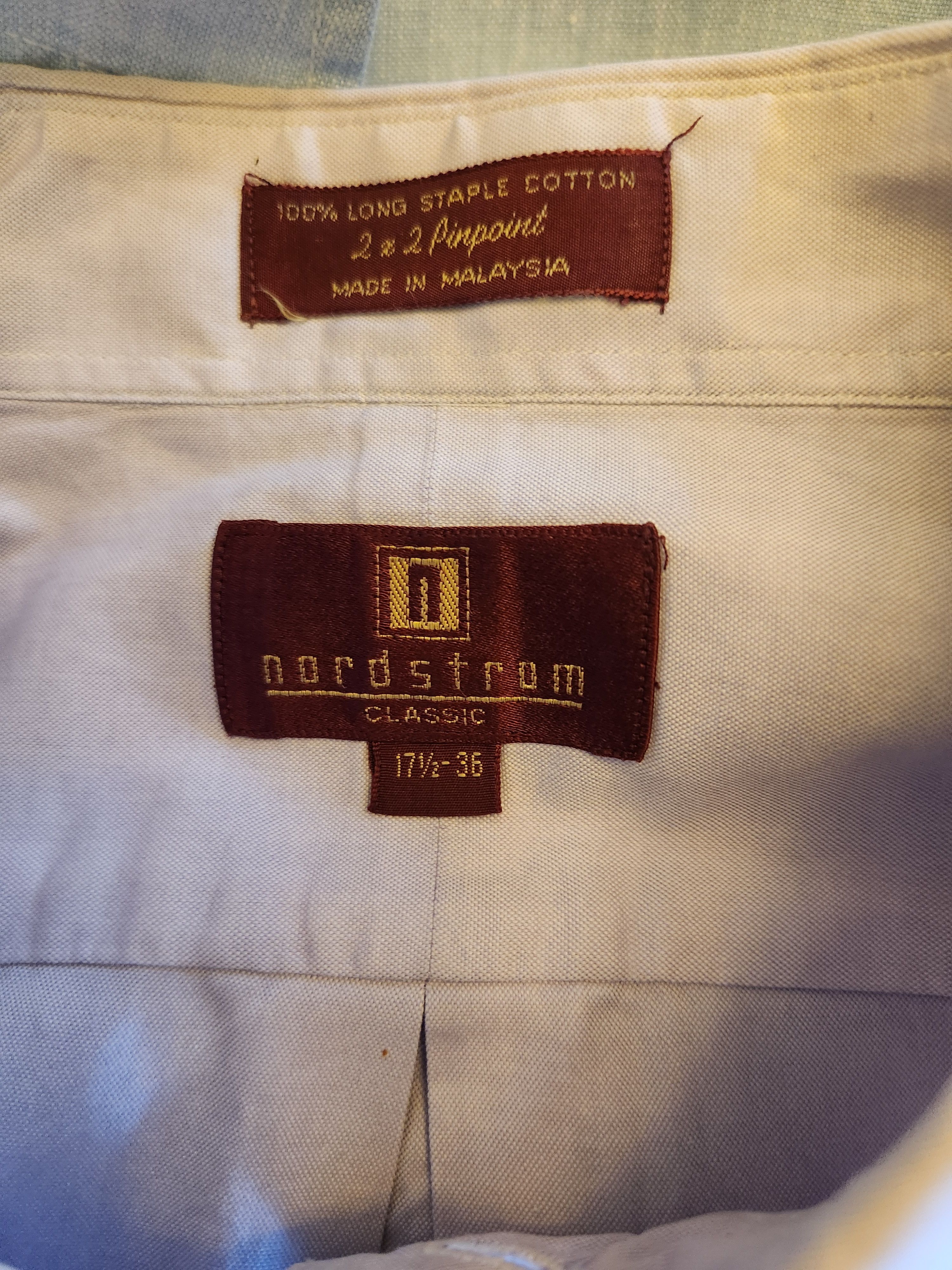 Nordstrom Men's Lavender 100% Cotton Shirt Sz XL. Size US XL / EU 56 / 4 - 3 Thumbnail