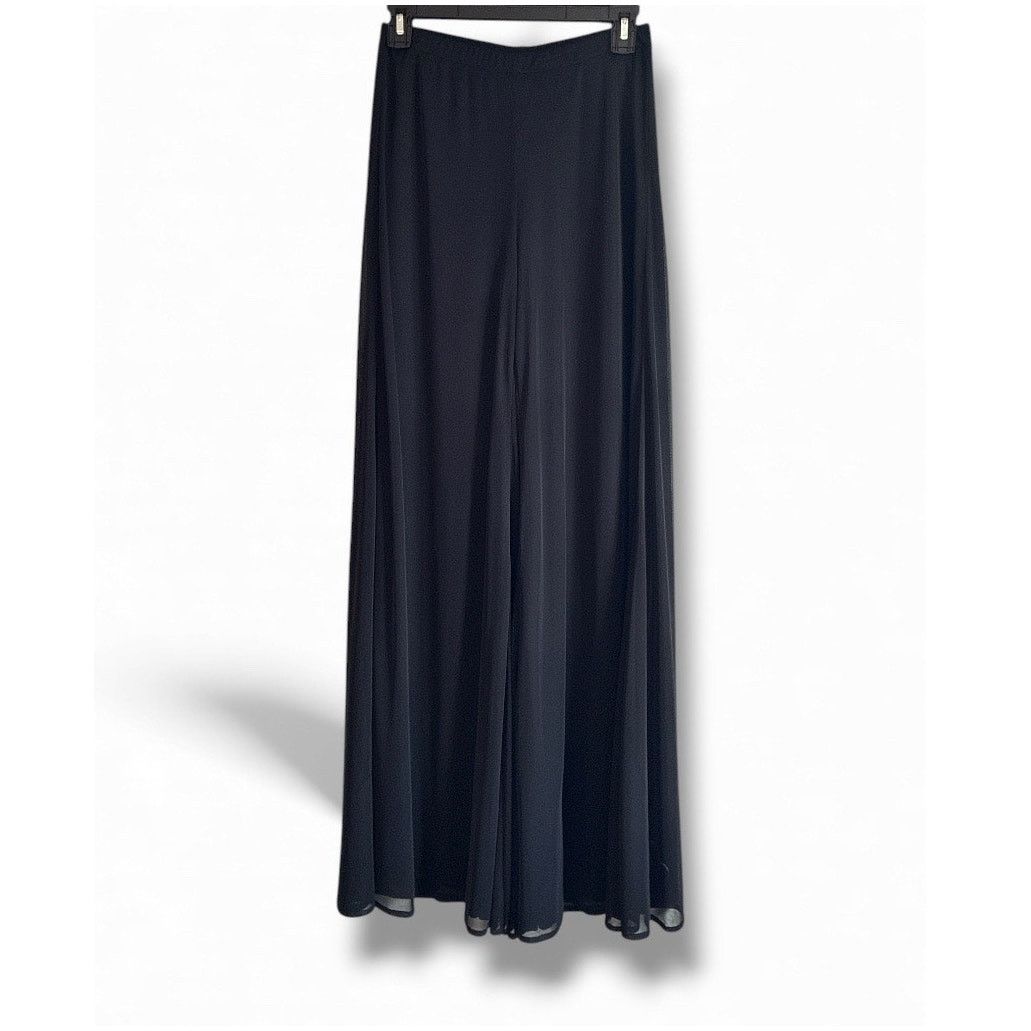 Other Connected Apparel chiffon overlay highwaisted wide leg pants Size 26" / US 2 / IT 38 - 3 Thumbnail