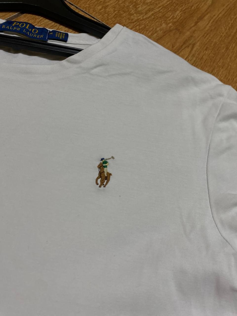 Polo Ralph Lauren Custom Slim Fit White T-Shirt Y2K Polo Ralph Lauren Logo Size US M / EU 48-50 / 2 - 5 Thumbnail