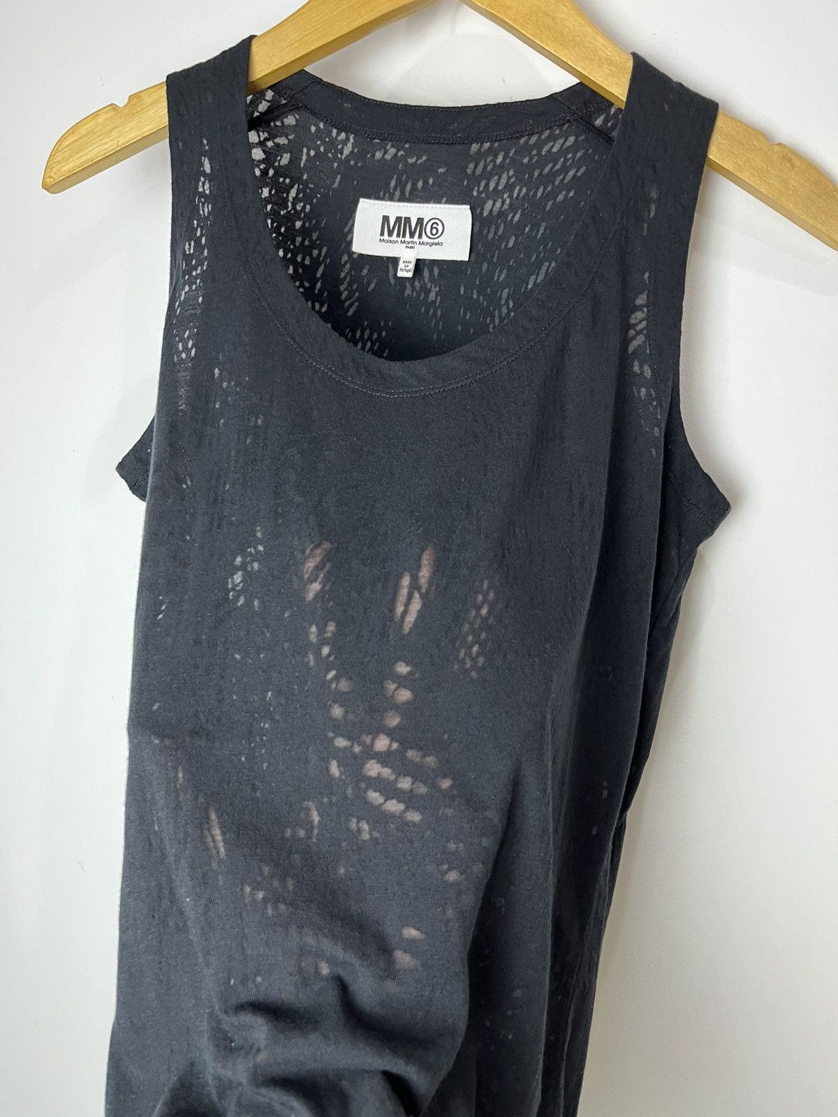 Maison Margiela Margiela black tanktops Size US S / EU 44-46 / 1 - 2 Thumbnail