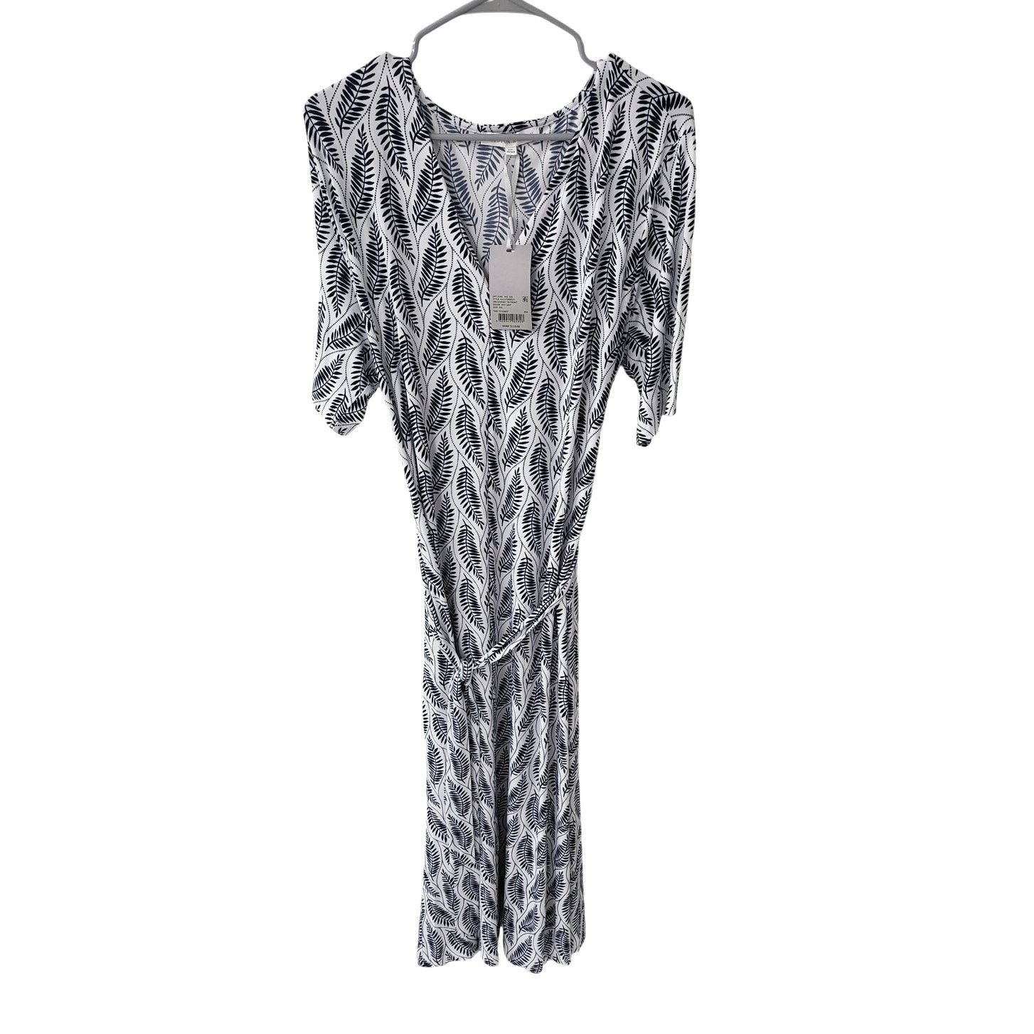 Preston & York Preston & York Sydney Jersey V Neck Dress/Navy Leaf - XXL Size XXL / US 16-18 / IT 52-54 - 1 Thumbnail