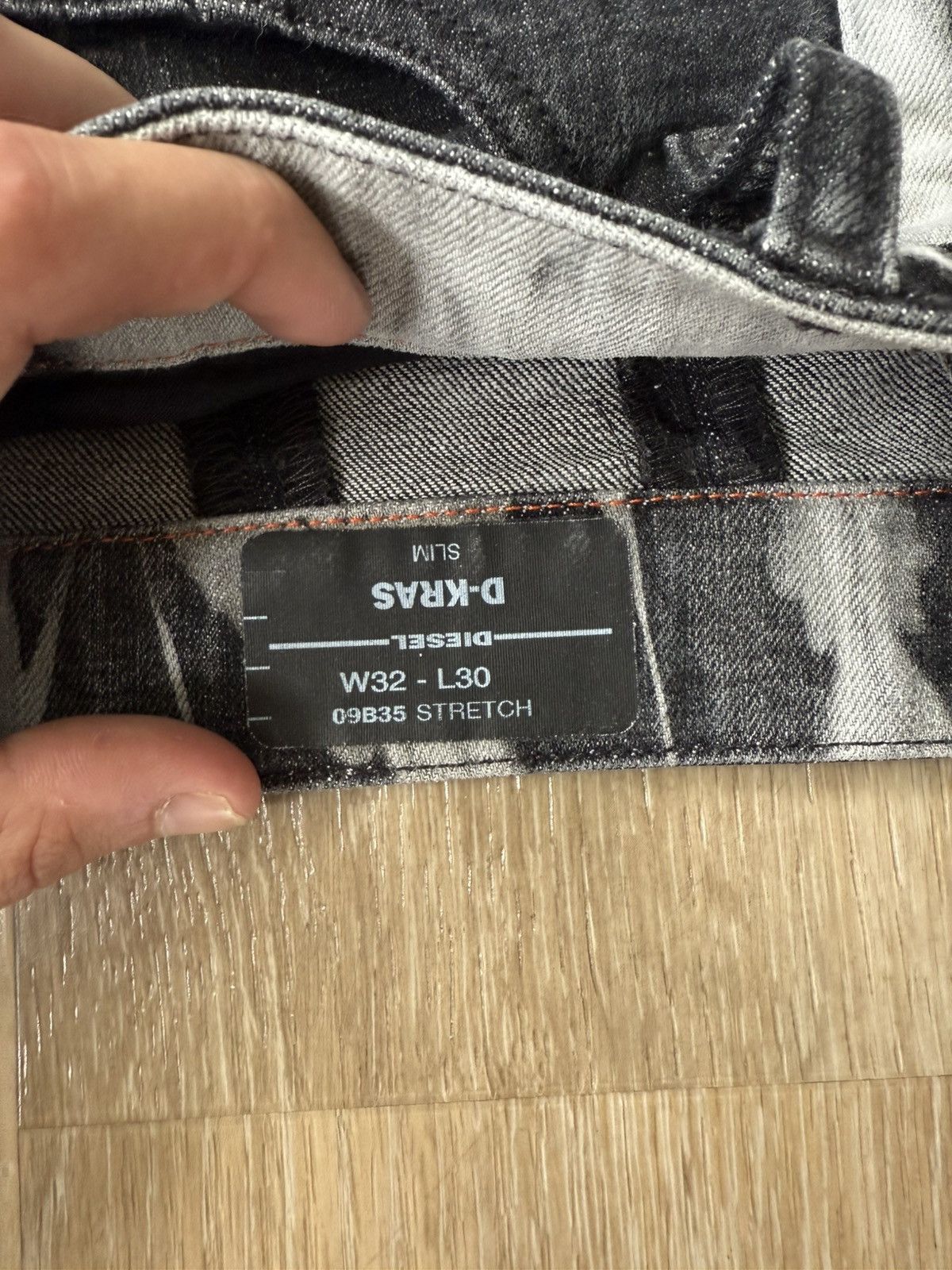 Diesel × Vintage Black Vintage Diesel Denim Jeans Skeleton Bleach Size US 32 / EU 48 - 13 Thumbnail