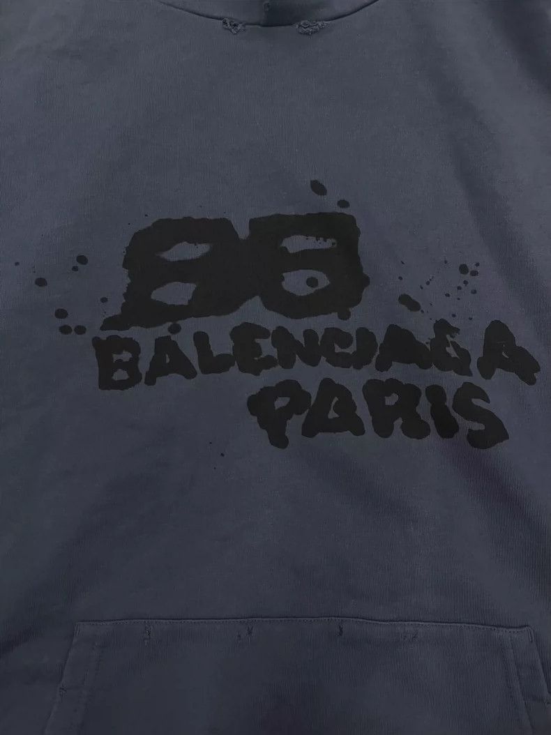 Balenciaga Balenciaga Logo printed long-sleeve sweatshirt Size US XXS / EU 40 - 3 Thumbnail