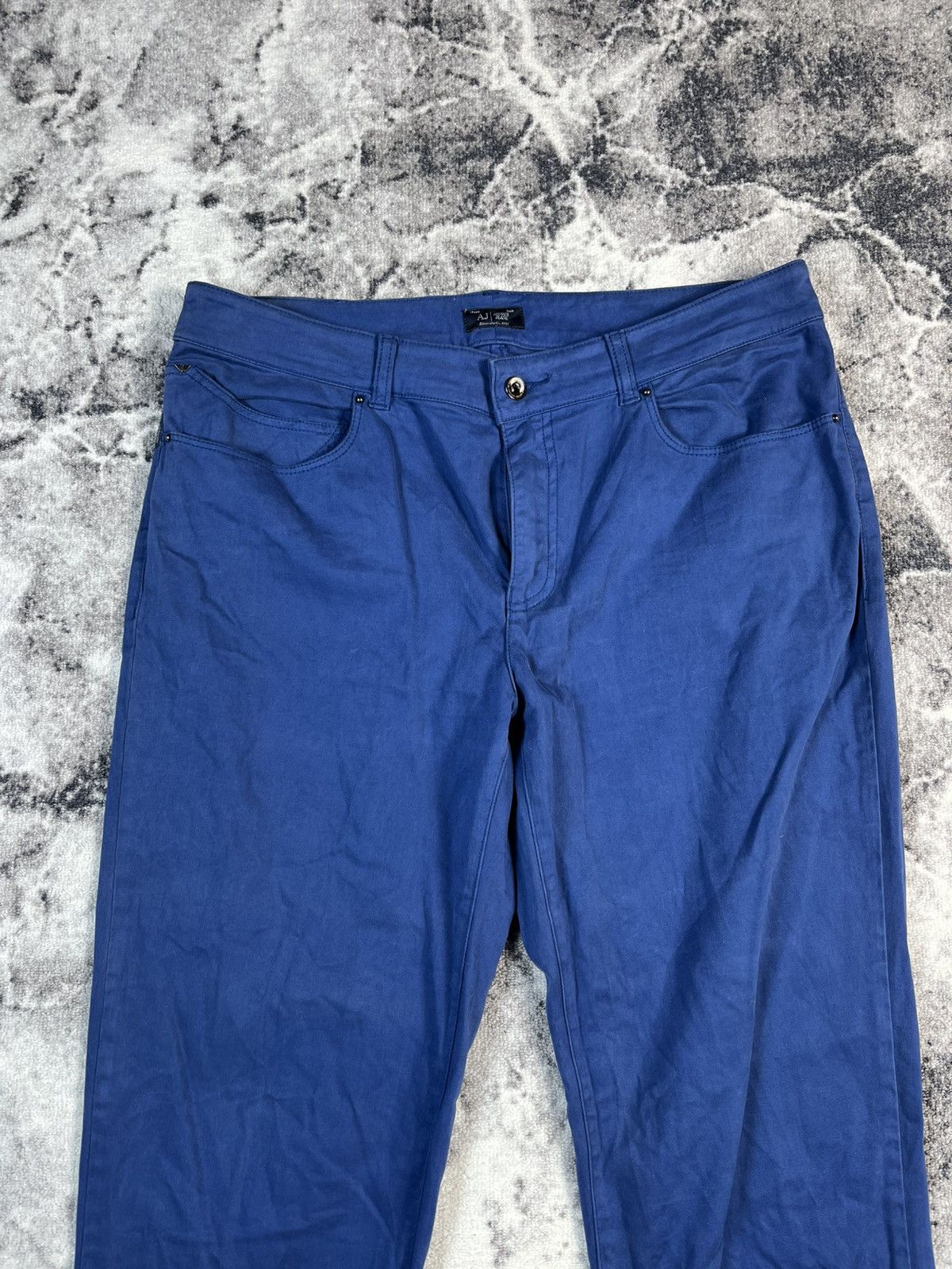 Armani Armani Jeans Blue Pants W38 Slim Fit Size US 38 / EU 54 - 5 Thumbnail