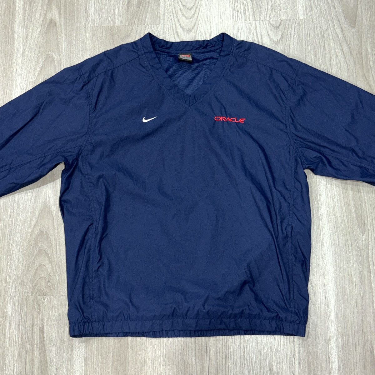 Nike Nike Team Oracle Windbreaker Pullover Mens M Navy Blue Size US M / EU 48-50 / 2 - 3 Thumbnail