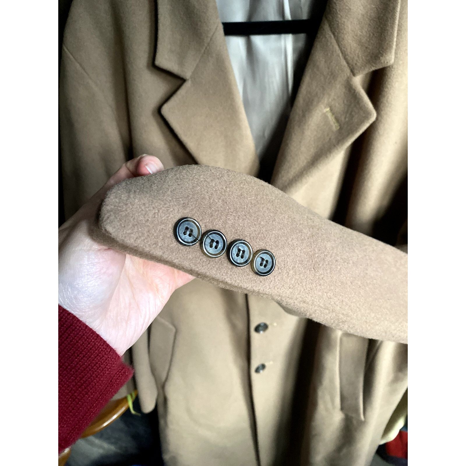 Lauren Ralph Lauren Ralph Lauren Camel Hair Wool Long Coat Tan Mens 50L Heritage Size US XXL / EU 58 / 5 - 4 Thumbnail