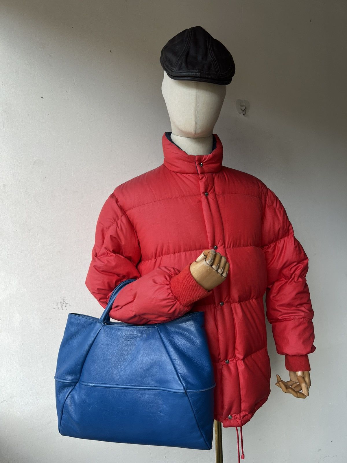Leather Vintage 2000s Y2K Yohji Yamamoto Y’saccs All Leather Bag Size ONE SIZE - 4 Thumbnail