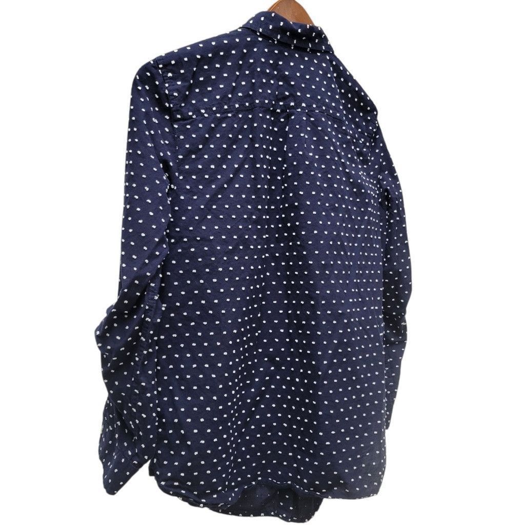 Talbots Talbots Women Roll-Tab Long-Sleeve Button-Up Cotton 10 Size L / US 10 / IT 46 - 5 Thumbnail