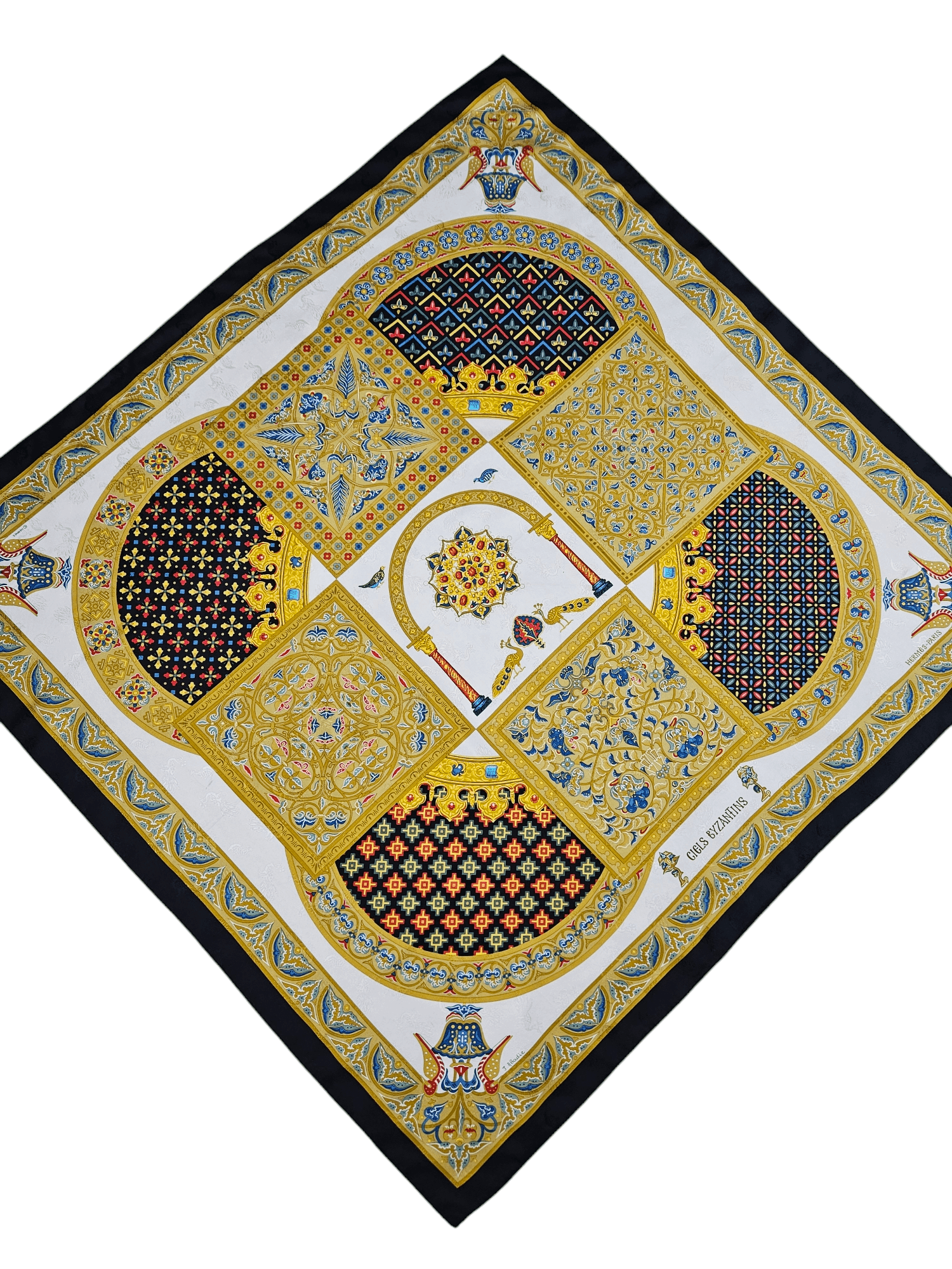 Hermes Hermes Ciels Byzantins by Julia Abadie silk scarf Size ONE SIZE - 2 Thumbnail