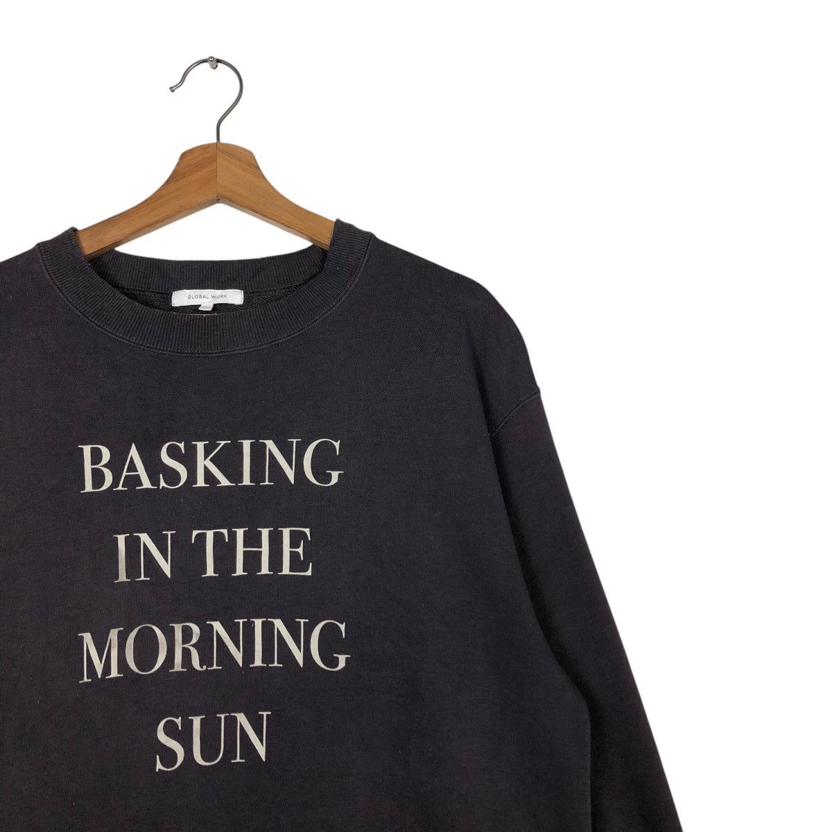 Japanese Brand 📌Vintage Sweatshirt Motivational Design Global Work Size US M / EU 48-50 / 2 - 7 Thumbnail