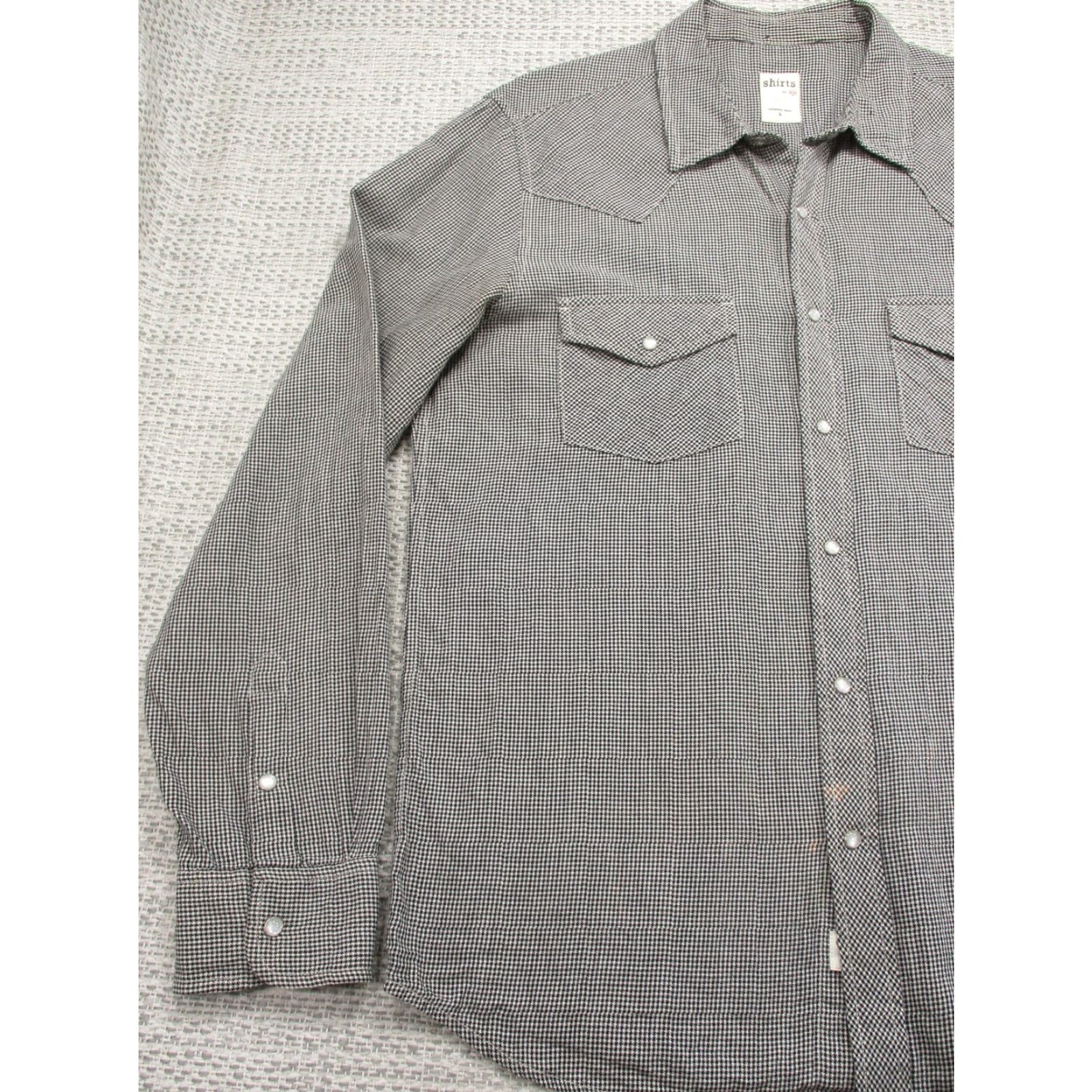 Vintage Shirts by AG Adriano Goldschmied Shirt Mens Large Long Sleeve Button Up Size US S / EU 44-46 / 1 - 3 Thumbnail