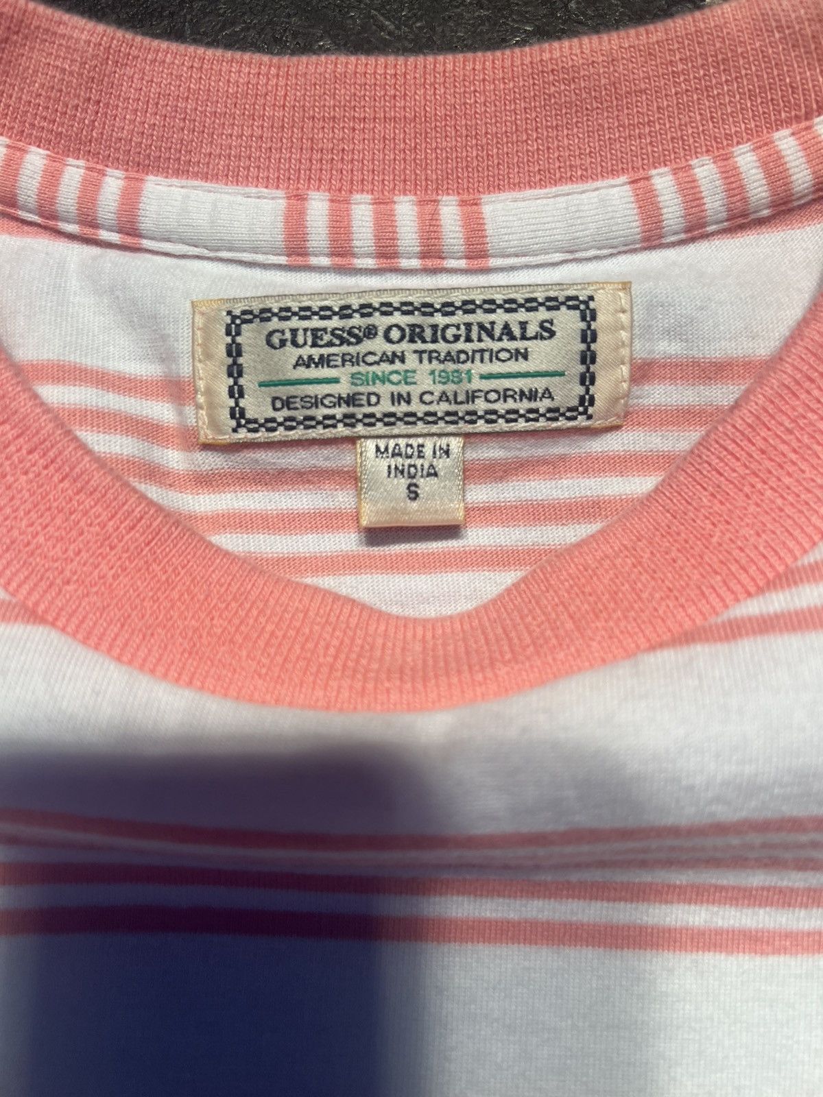 Guess Guess Originals Striped T-Shirt Size US S / EU 44-46 / 1 - 3 Thumbnail