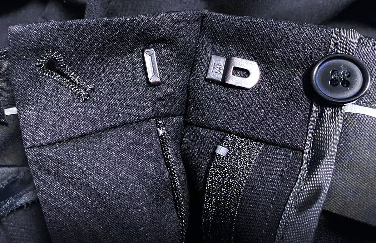 Givenchy Givenchy Uniformes Black Stretchy Cross Pants Trousers PE Size 28" / US 6 / IT 42 - 18 Thumbnail
