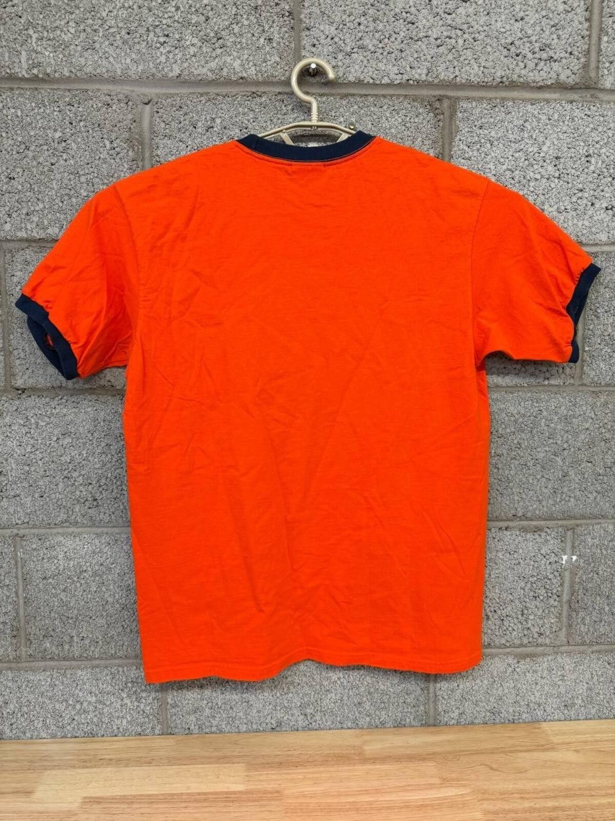 Other Y2K 2000s Nike Team Detroit Tigers Orange Ringer T-Shirt Size US M / EU 48-50 / 2 - 2 Thumbnail