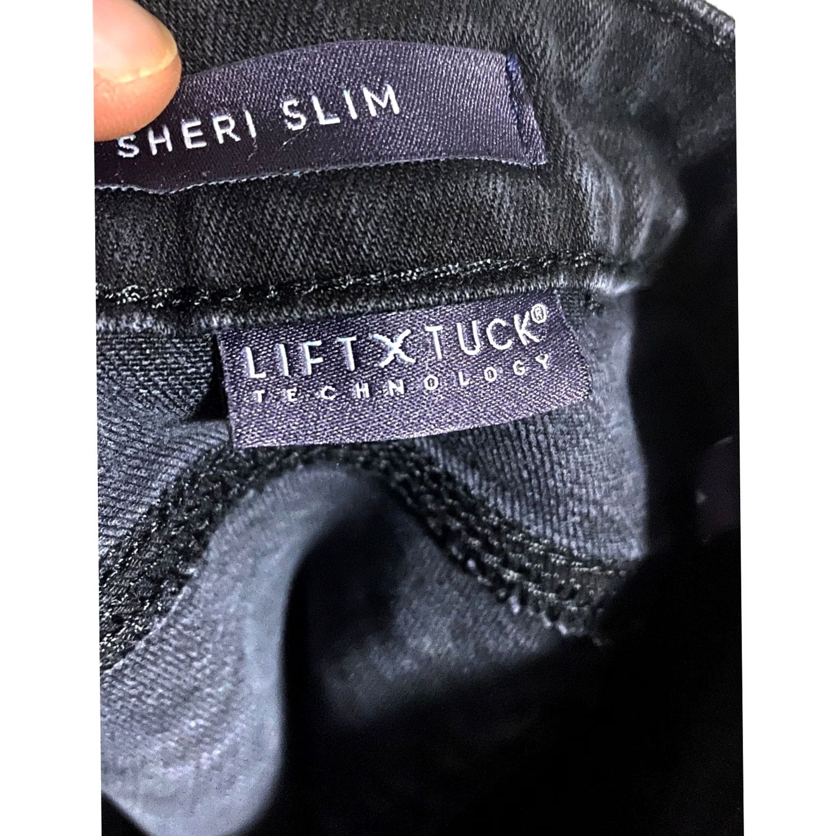 Vintage Not Your Daughters Jeans Black Sheri Slim Womens 4 Lift Tuck Casual Norm Classic Shirt Jeans Womens 4 Black Cotton Lyoce Solid Blacksirls? Size 27" / US 4 / IT 40 - 7 Thumbnail