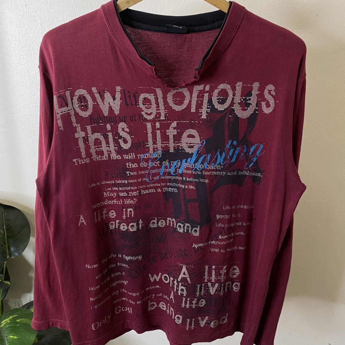 If Six Was Nine JapanBrand Seditionaries Poem Cyber Gothic Punk Grunge LGB Size US L / EU 52-54 / 3 - 2 Thumbnail