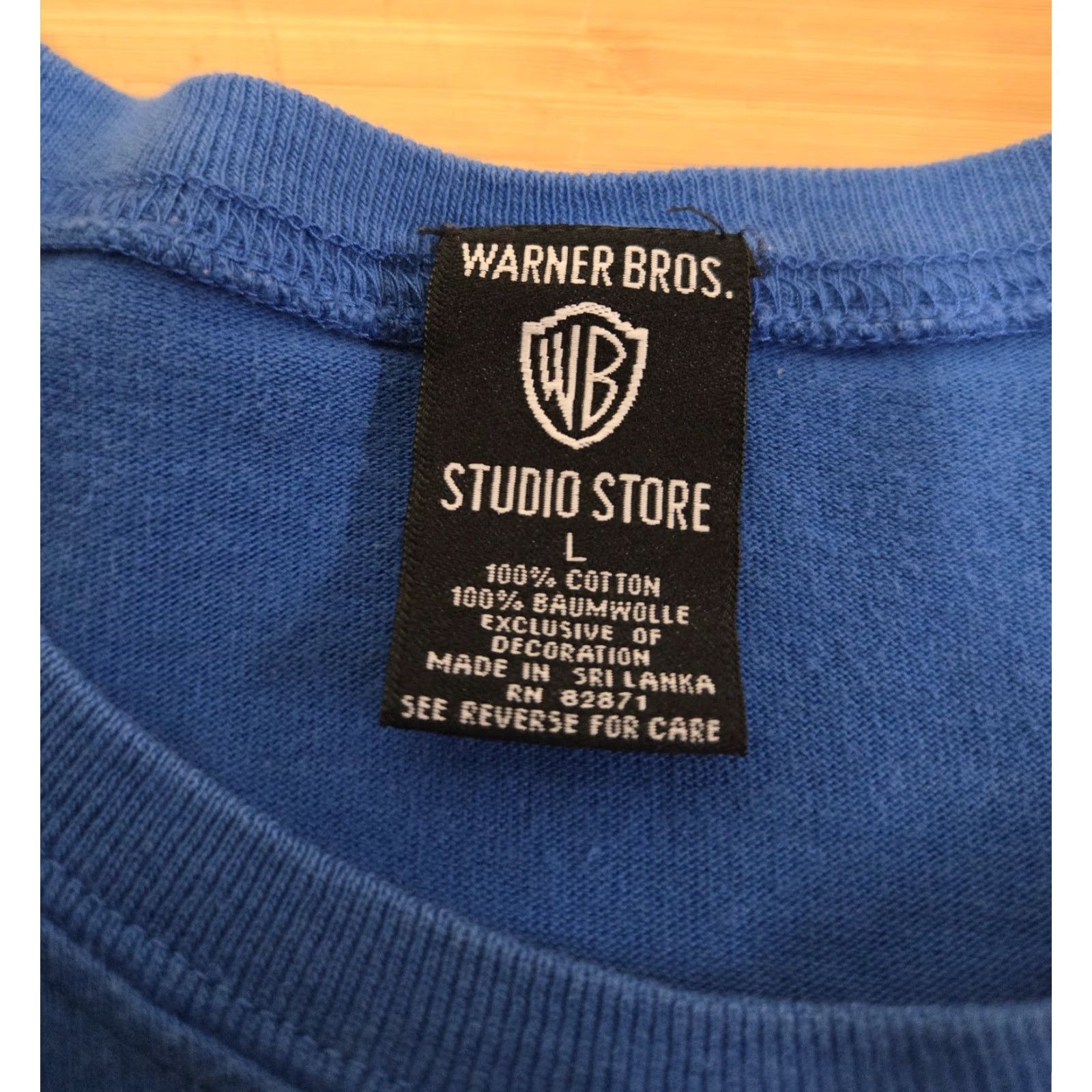 Vintage VINTAGE Warner Bros Looney Tunes Shirt Mens Large Blue 90s Bugs Bunny Taz Graphic Print Cartoon Size US L / EU 52-54 / 3 - 3 Thumbnail