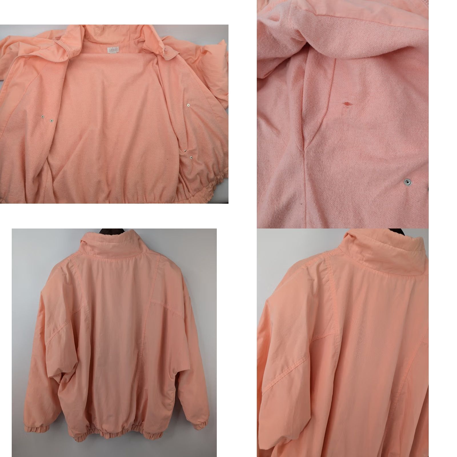 Vintage VINTAGE Lavòn Jacket Orange Pink Full Zip Collar Mid-Length Lightweight Unisex Adults XL Size XL / US 12-14 / IT 48-50 - 8 Thumbnail