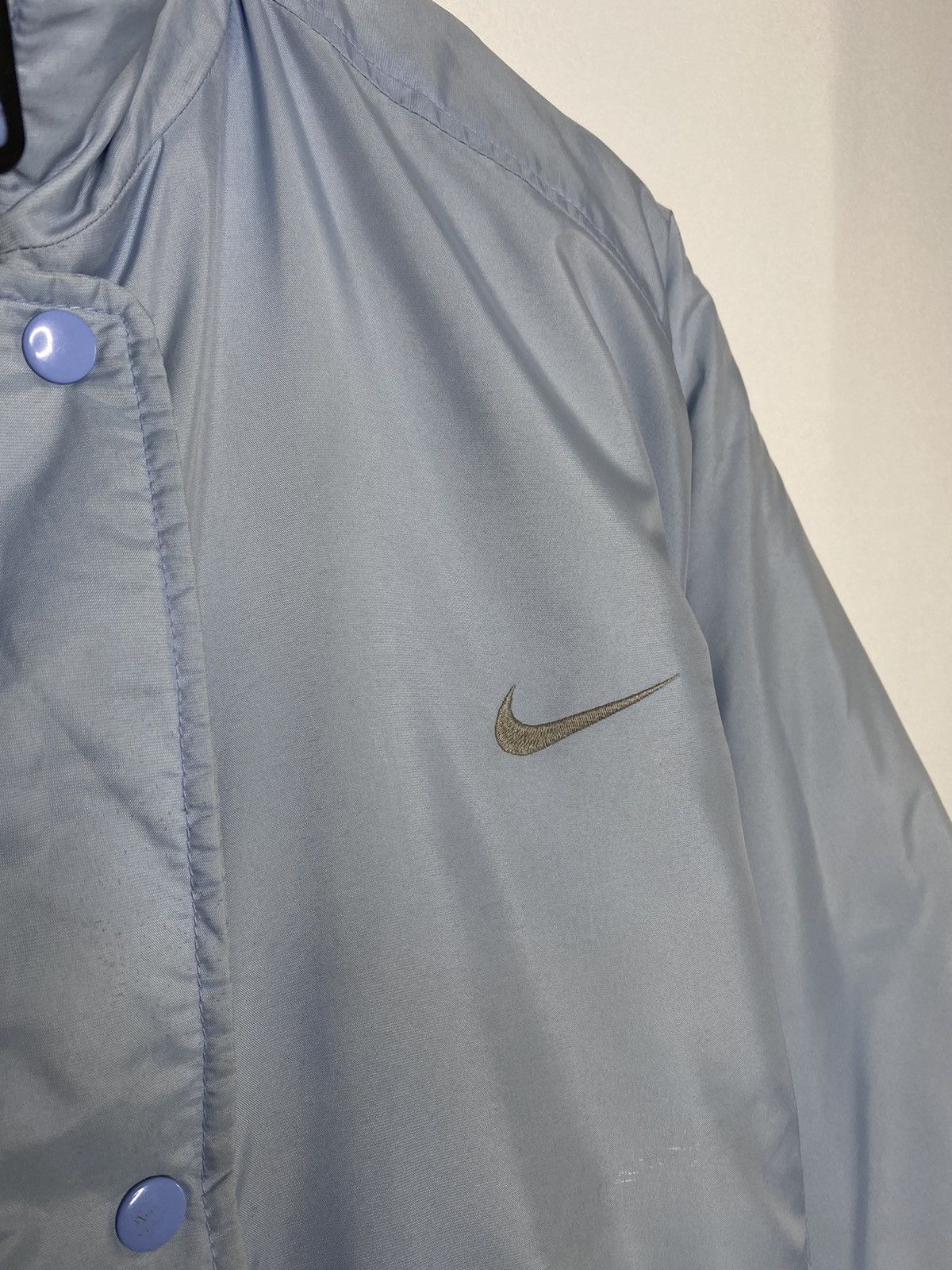 Nike × Vintage Rare Vintage Nike Big Logo Puffer Jacket Y2K Hype Size US L / EU 52-54 / 3 - 3 Thumbnail