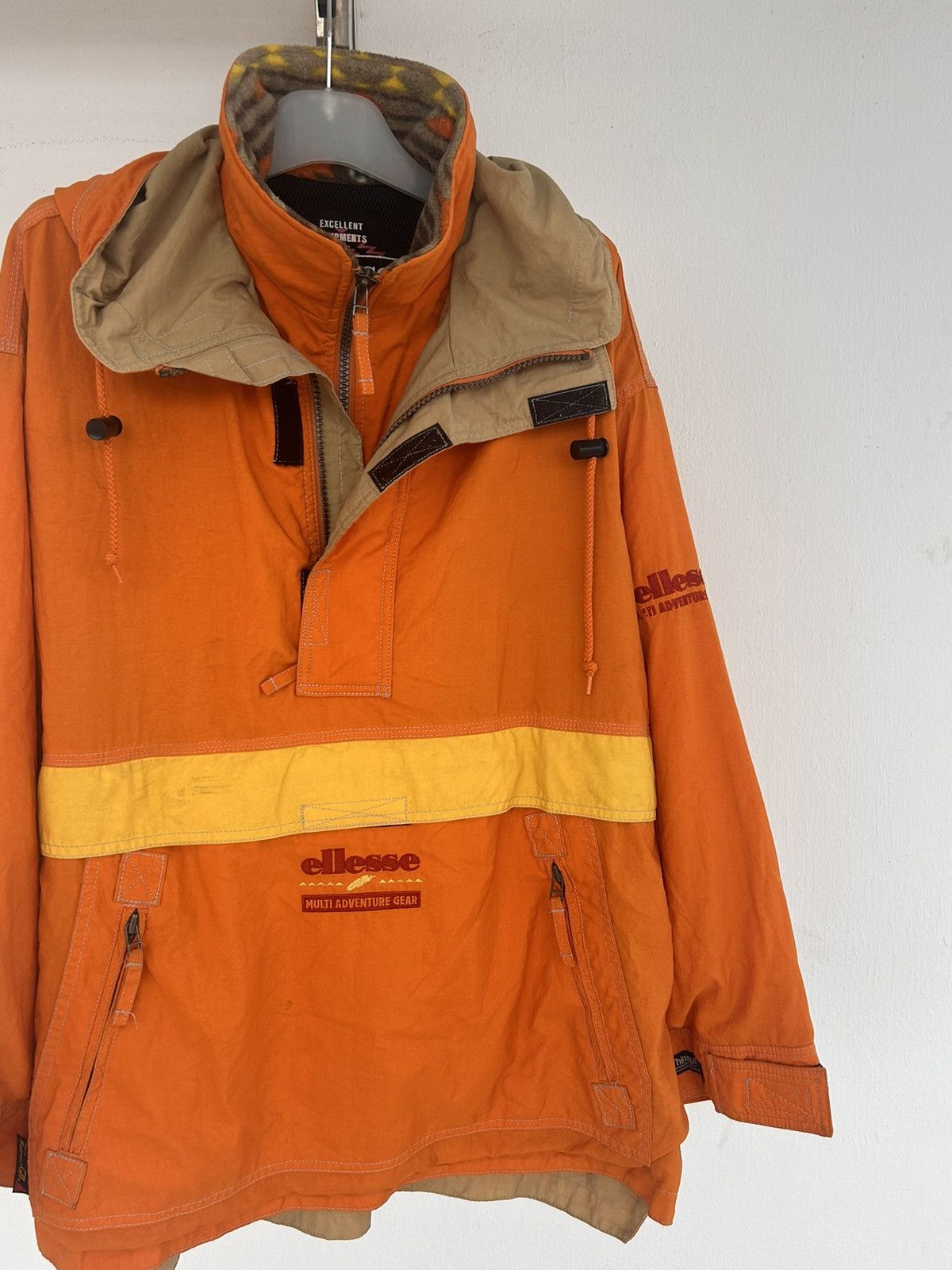 Ellesse Elleesse anorak orange vintage Size US L / EU 52-54 / 3 - 4 Thumbnail