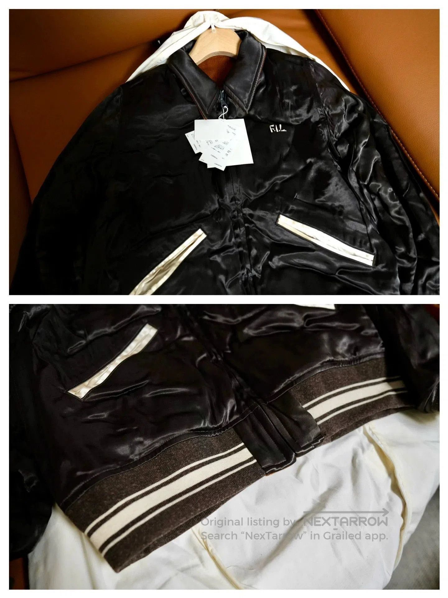 Visvim Multi Color Satin Bomber Jacket Size M. Size US M / EU 48-50 / 2 - 5 Thumbnail