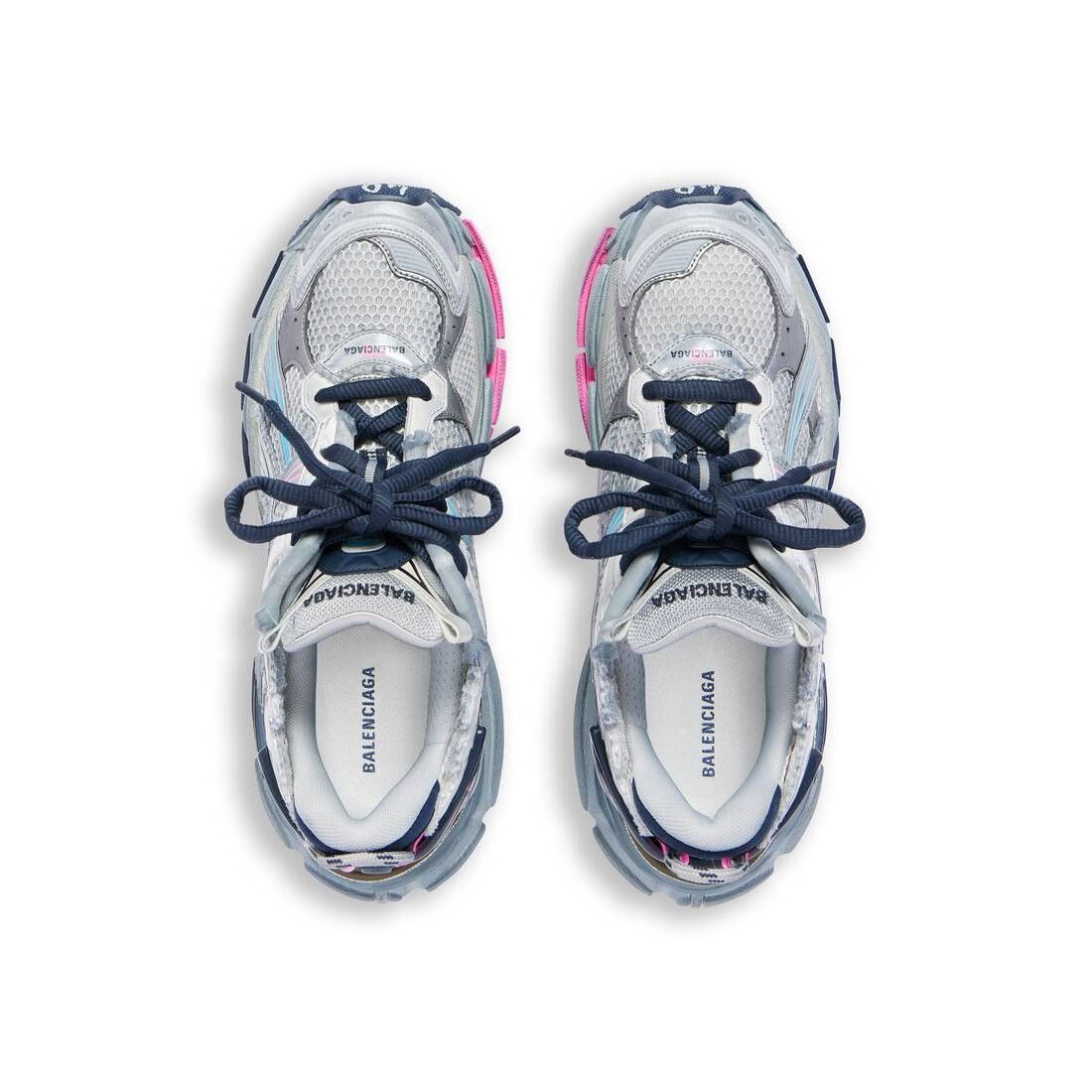 Balenciaga o1s1wg110325 Runner Sneakers in Multicolor Size US 6 / EU 39 - 3 Thumbnail