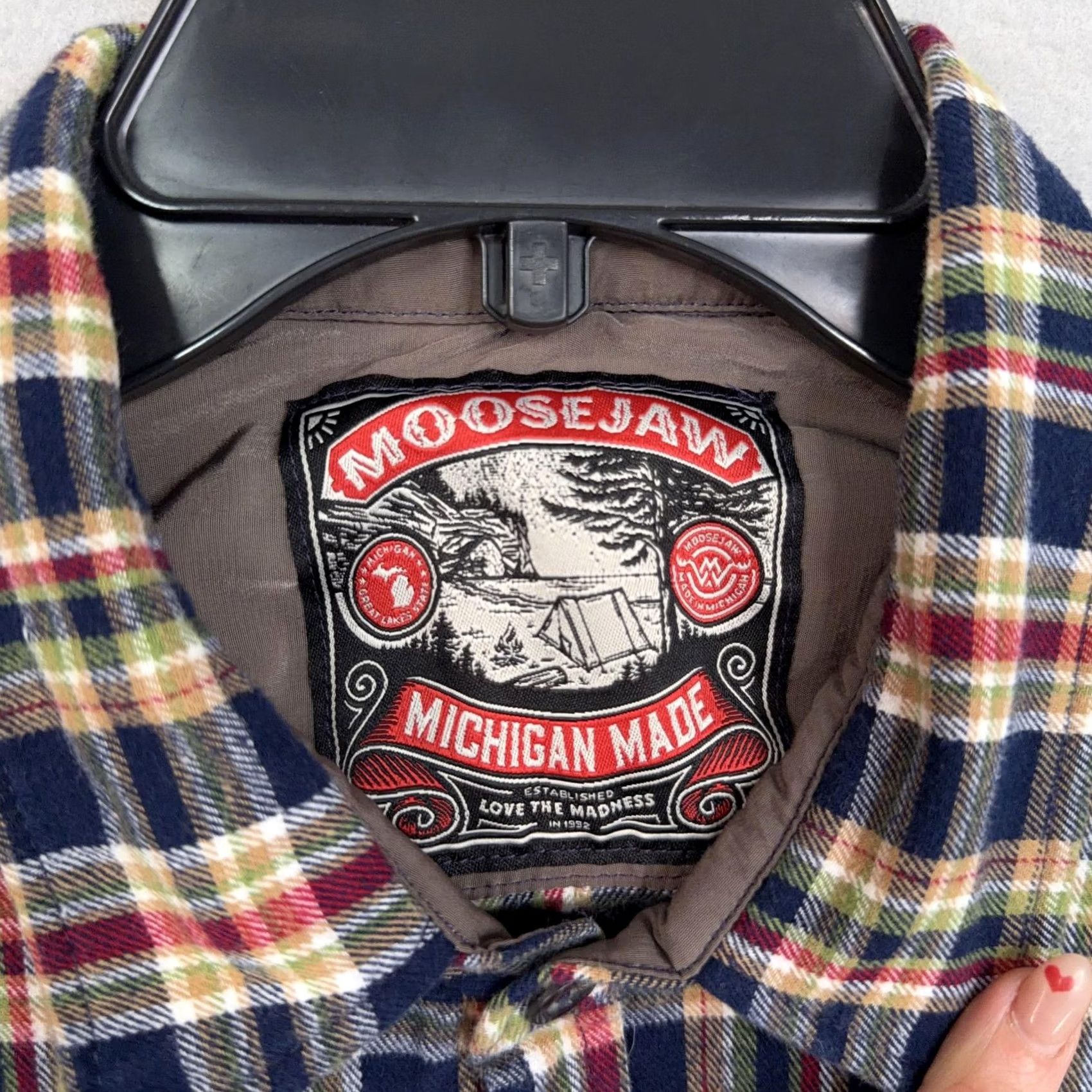 Vintage Moosejaw Shirt Mens XL Blue Plaid Flannel Button-Up Casual Workwear Outdoors Size US XL / EU 56 / 4 - 4 Thumbnail
