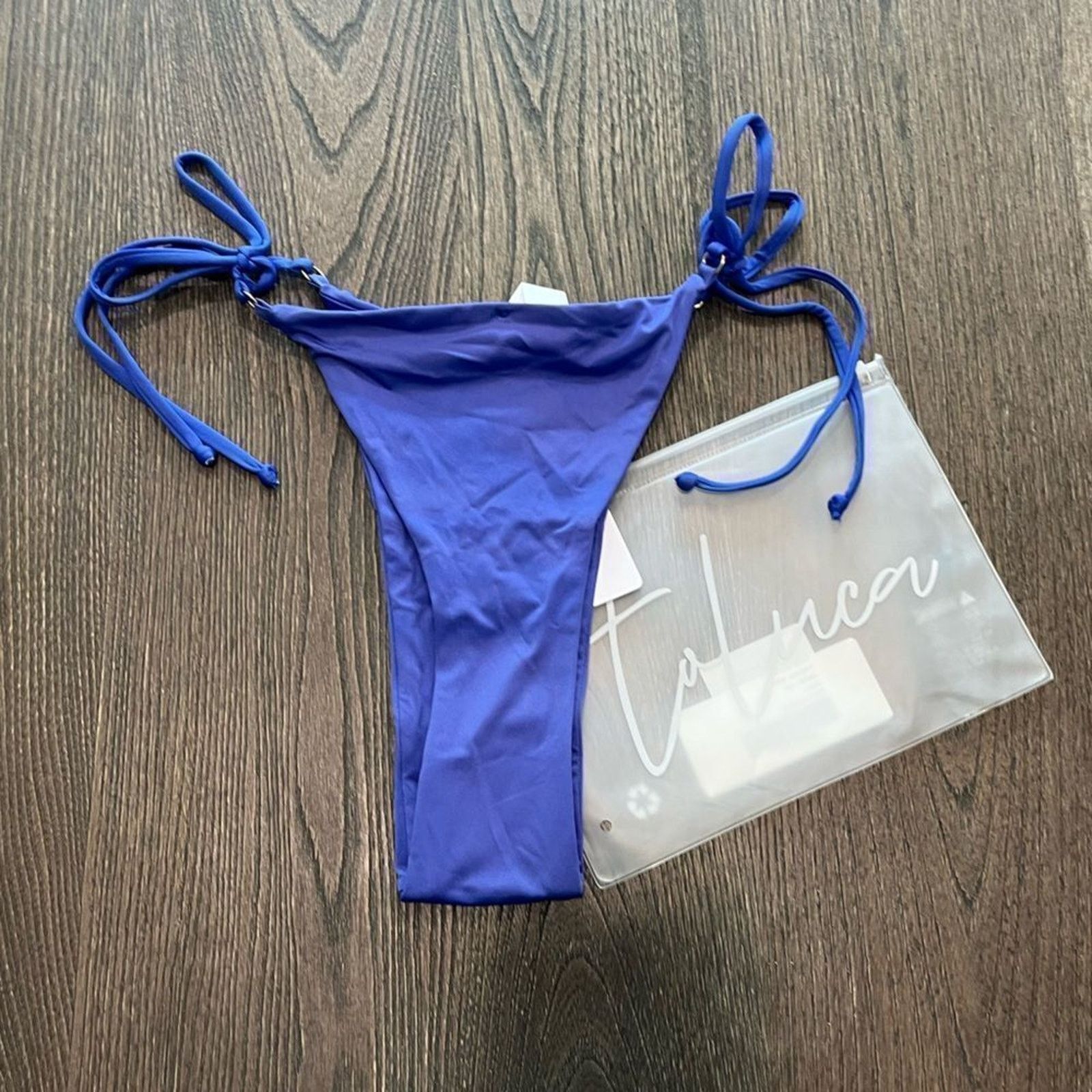 Vintage NWT Toluca Rita Midi Bikini Bottom Hydra Blue Size L Size L / US 10 / IT 46 - 5 Thumbnail