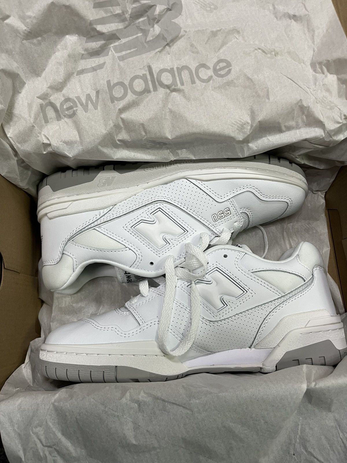 New Balance New balance 550 white Size US 8 / EU 41 - 6 Thumbnail