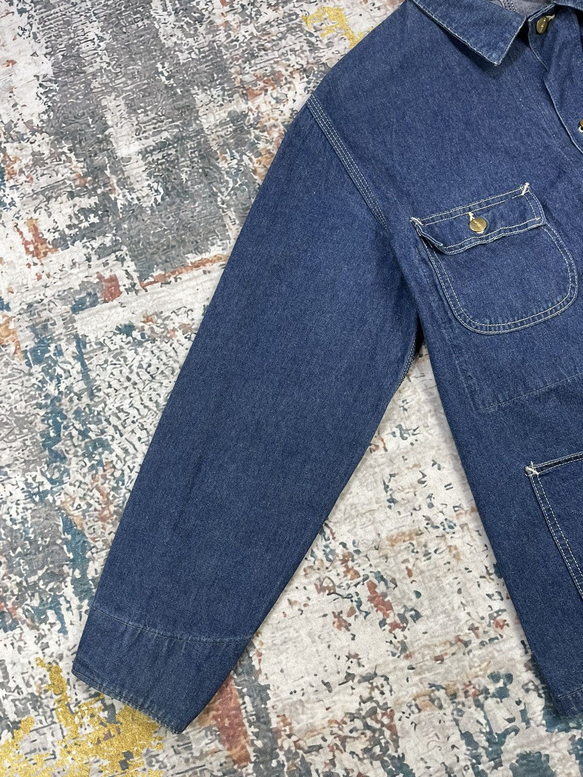 Carhartt Vtg 90s Carhartt Denim 5 Pocket Denim Chore Jackets Size US M / EU 48-50 / 2 - 6 Thumbnail