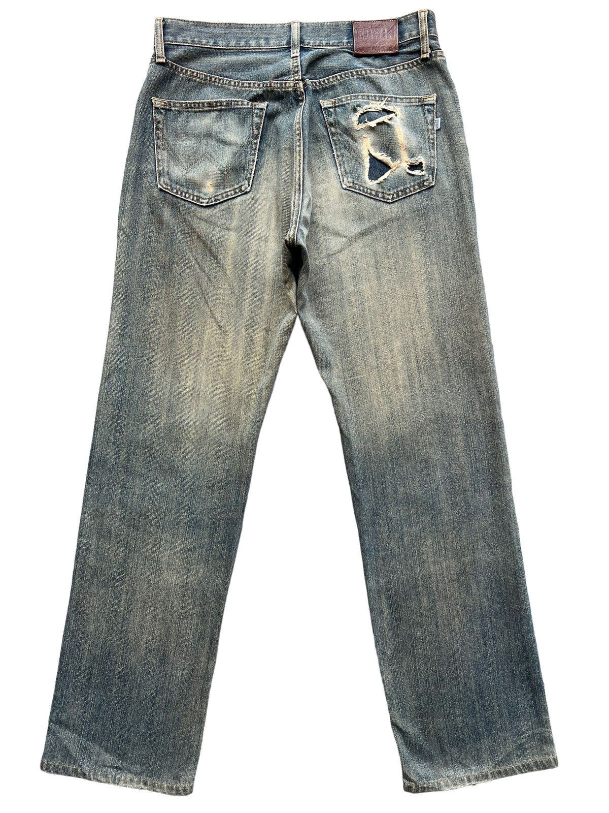 Edwin Vintage Edwin Distressed Rusty Denim Jeans 32x32 Size US 32 / EU 48 - 3 Thumbnail