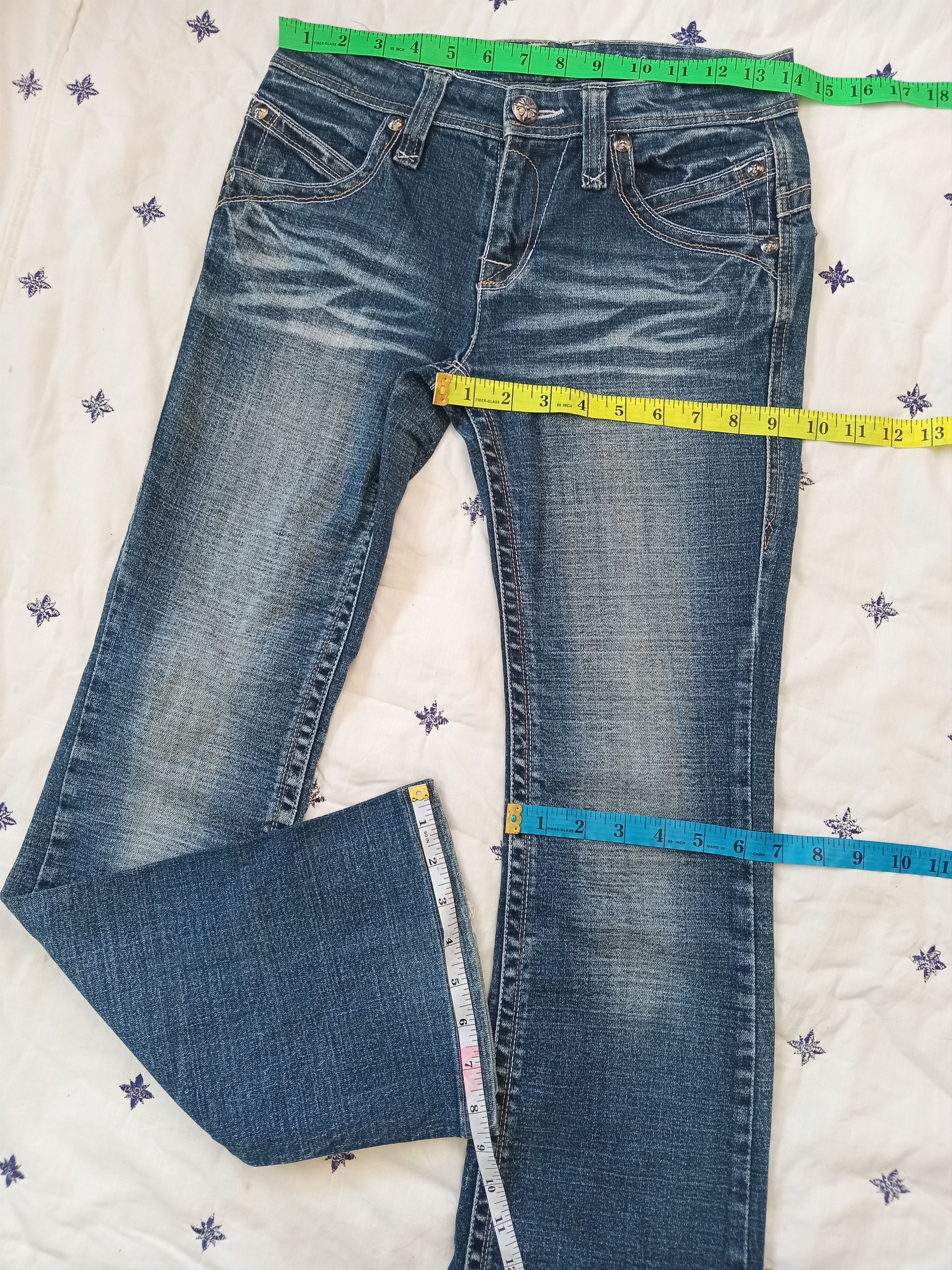 Japanese Brand Original Jeans Garment Japanese Flared Jeans Size 28" / US 6 / IT 42 - 2 Thumbnail