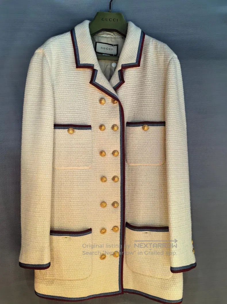 Gucci Gucci White knitted coat Size US XS / EU 42 / 0 - 1 Thumbnail