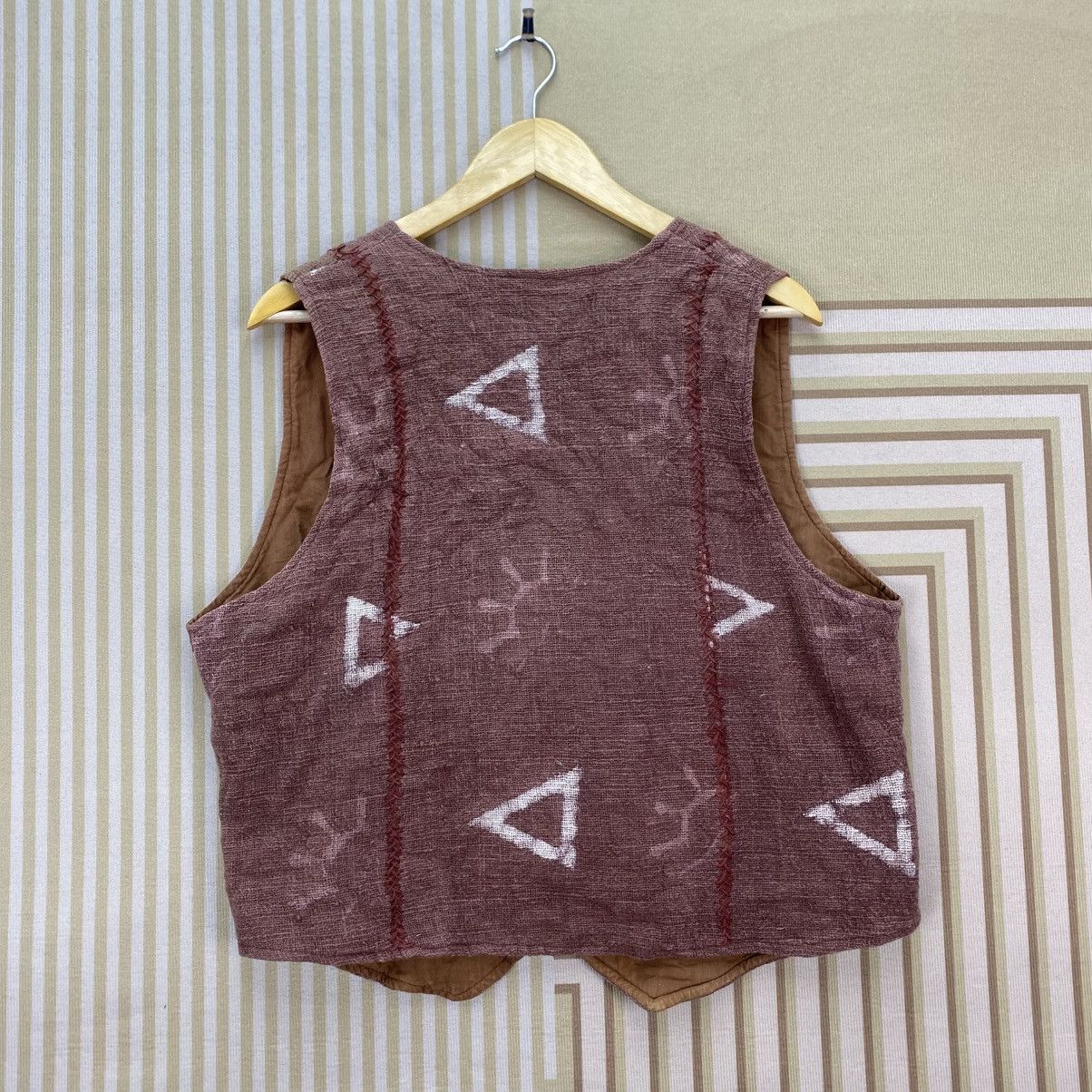 Japanese Brand 🫶Vintage Mimi Collection geometric triangle Vest Jacket Size M / US 6-8 / IT 42-44 - 2 Thumbnail