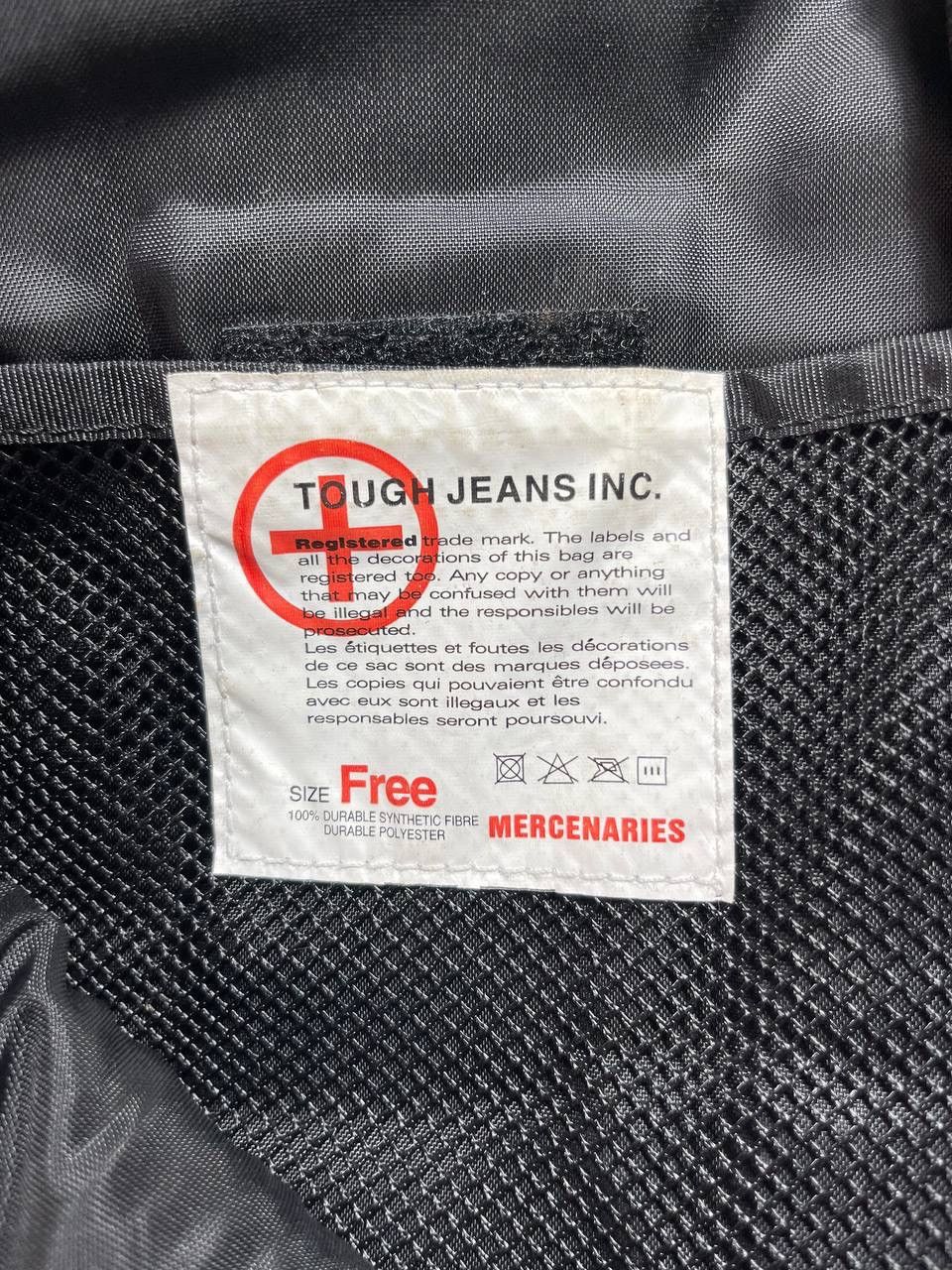 Japanese Brand × Vintage Tough Jeans Inc Backpack Size ONE SIZE - 10 Thumbnail