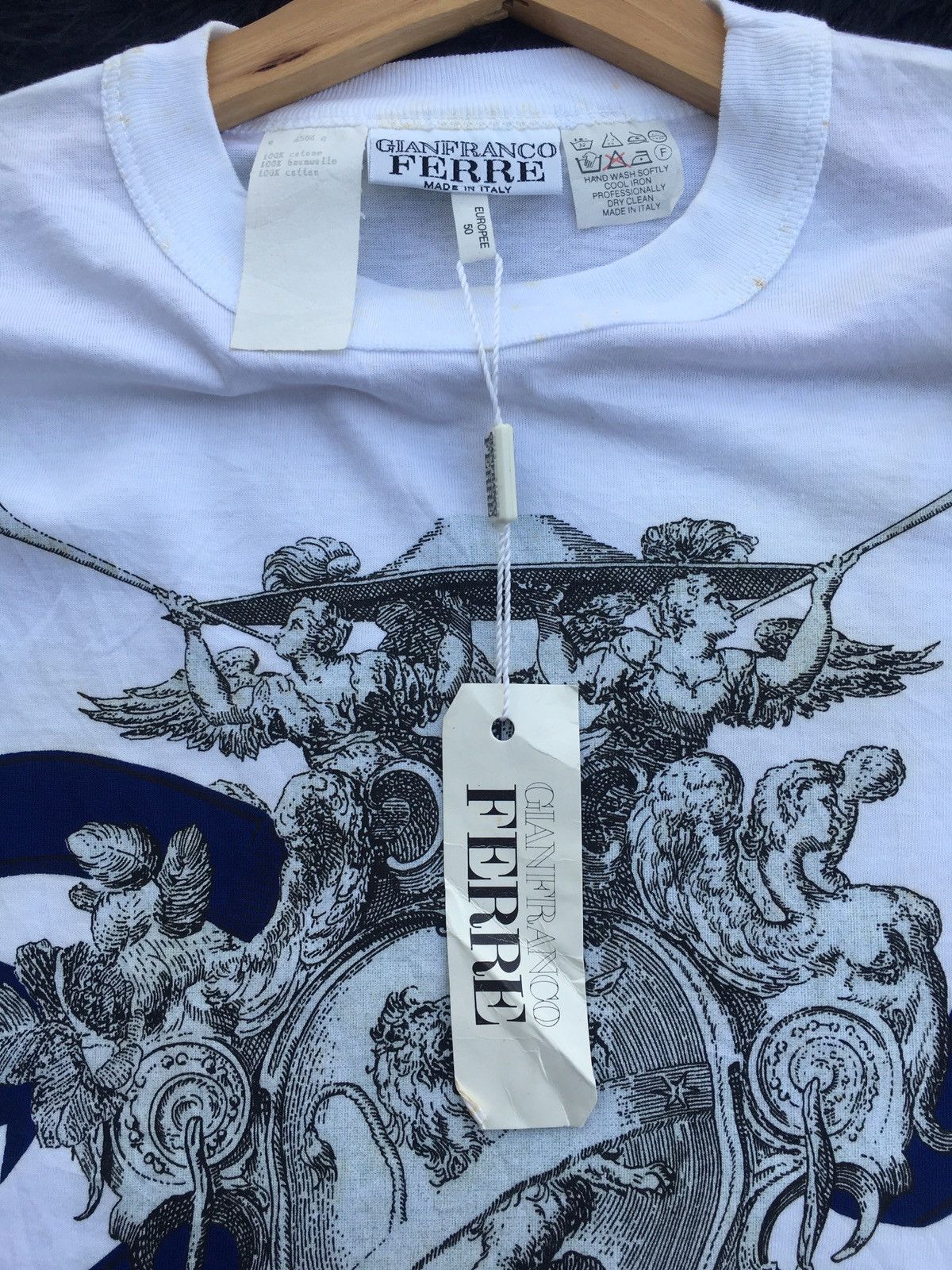 Gianfranco Ferre Rare Vintage Gianfranco Ferre Italy Tshirt Size US L / EU 52-54 / 3 - 12 Thumbnail