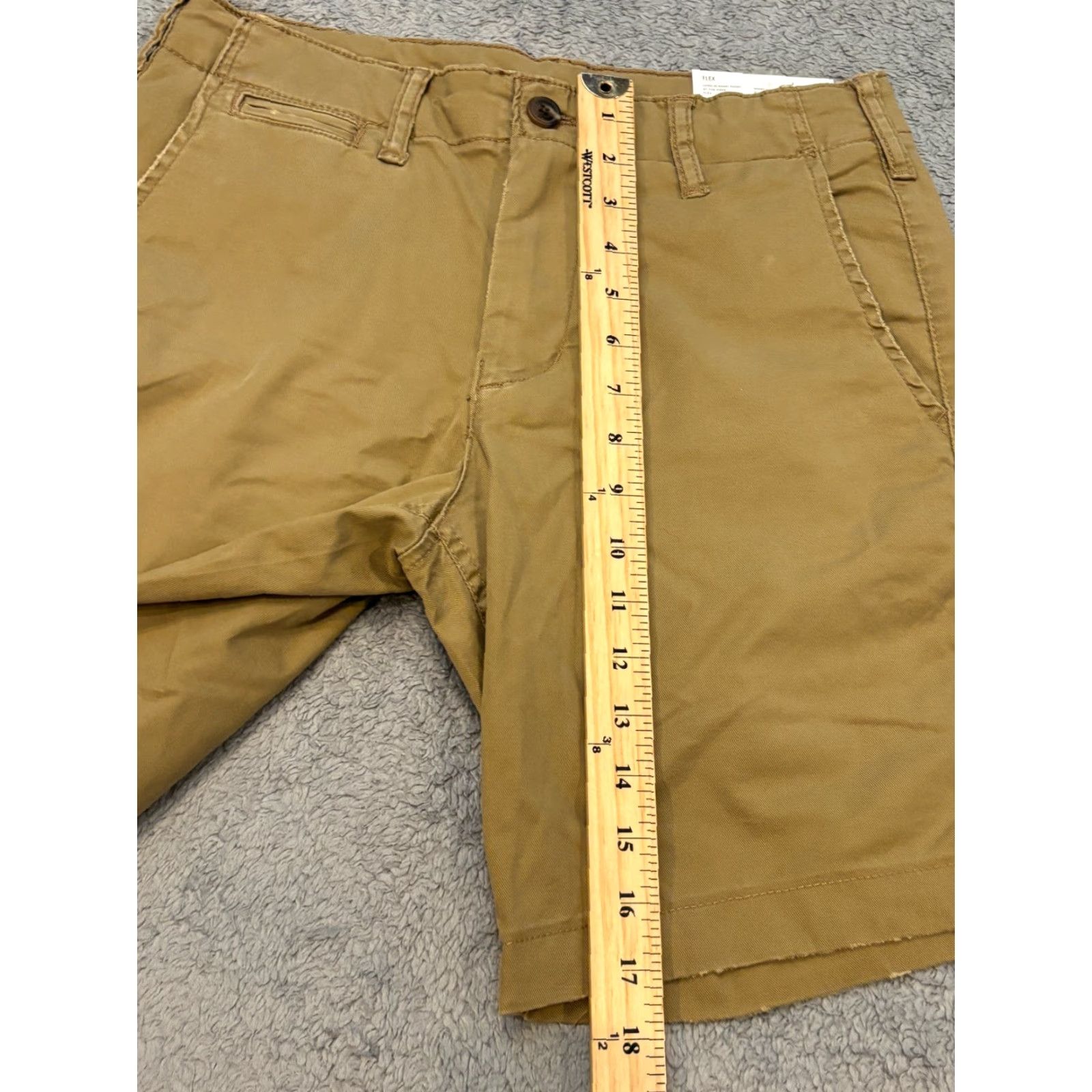 American Eagle Outfitters NWT American Eagle Outfitters Mens Khaki Flex Chino Shorts Size 28 Classic Fit Size US 28 / EU 44 - 4 Thumbnail