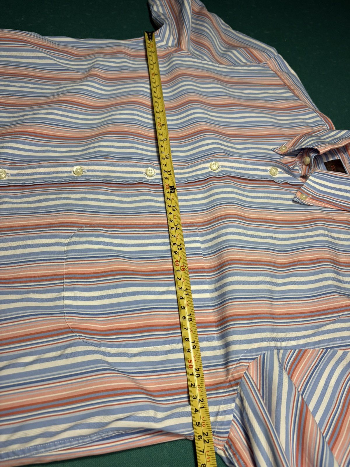 Etro Etro Milano Men's Multicolor Striped Shirt Short Sleeve Size US M / EU 48-50 / 2 - 16 Thumbnail