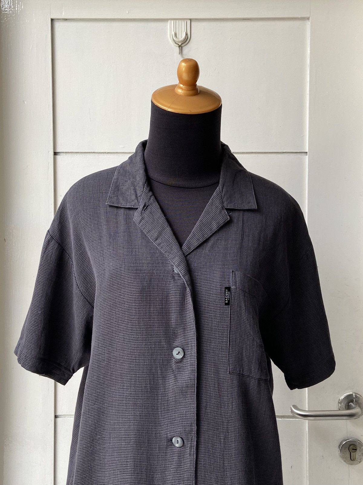 Designer × Japanese Brand × Yohji Yamamoto SACSNY Y’SACCS Grey Long Shirt Size US M / EU 48-50 / 2 - 7 Thumbnail