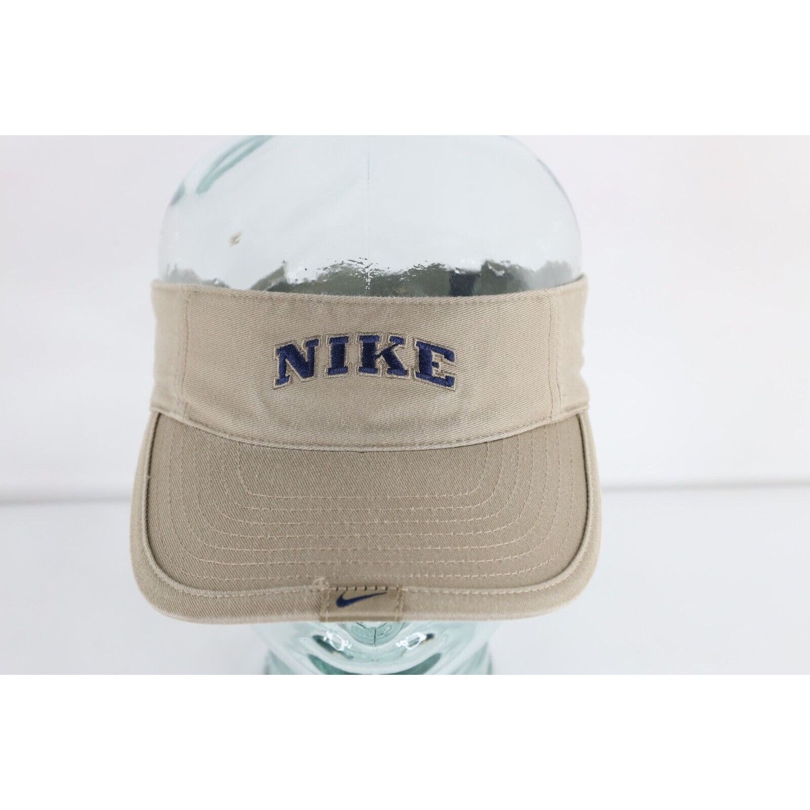 Nike × Vintage Vintage Y2K Nike Block Letter Travis Scott Mini Swoosh Visor Size ONE SIZE - 1 Thumbnail