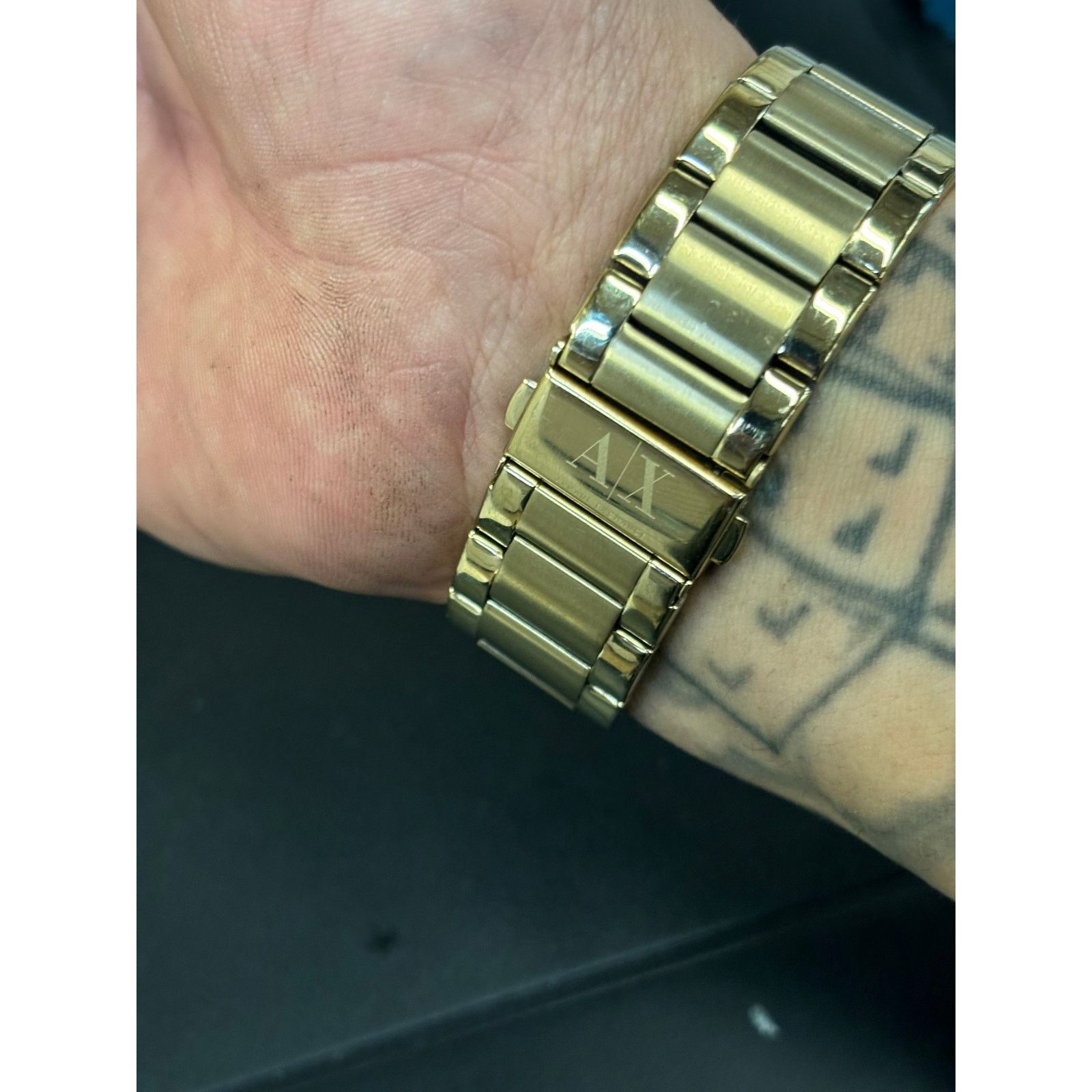 Armani Exchange Armani Exchange AX2121 Gold Tone Men’s Watch! New Battery! Size ONE SIZE - 7 Thumbnail